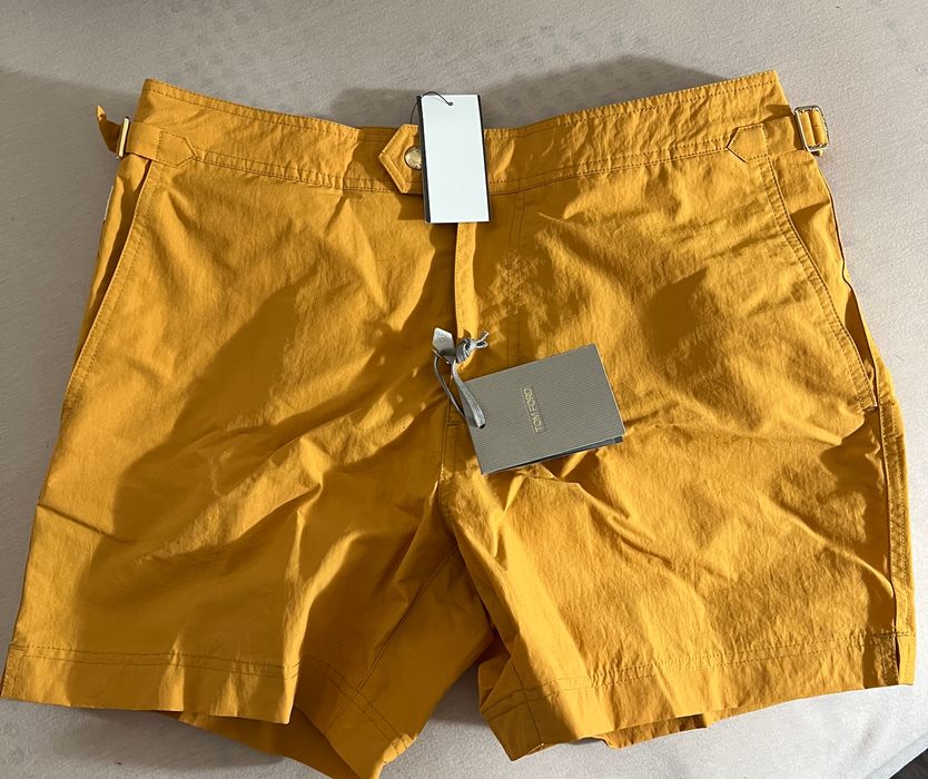 Tom Ford $520 NEW Tom Ford mid length swim shorts IT46 small Italy Size US 30 / EU 46 - 2 Preview