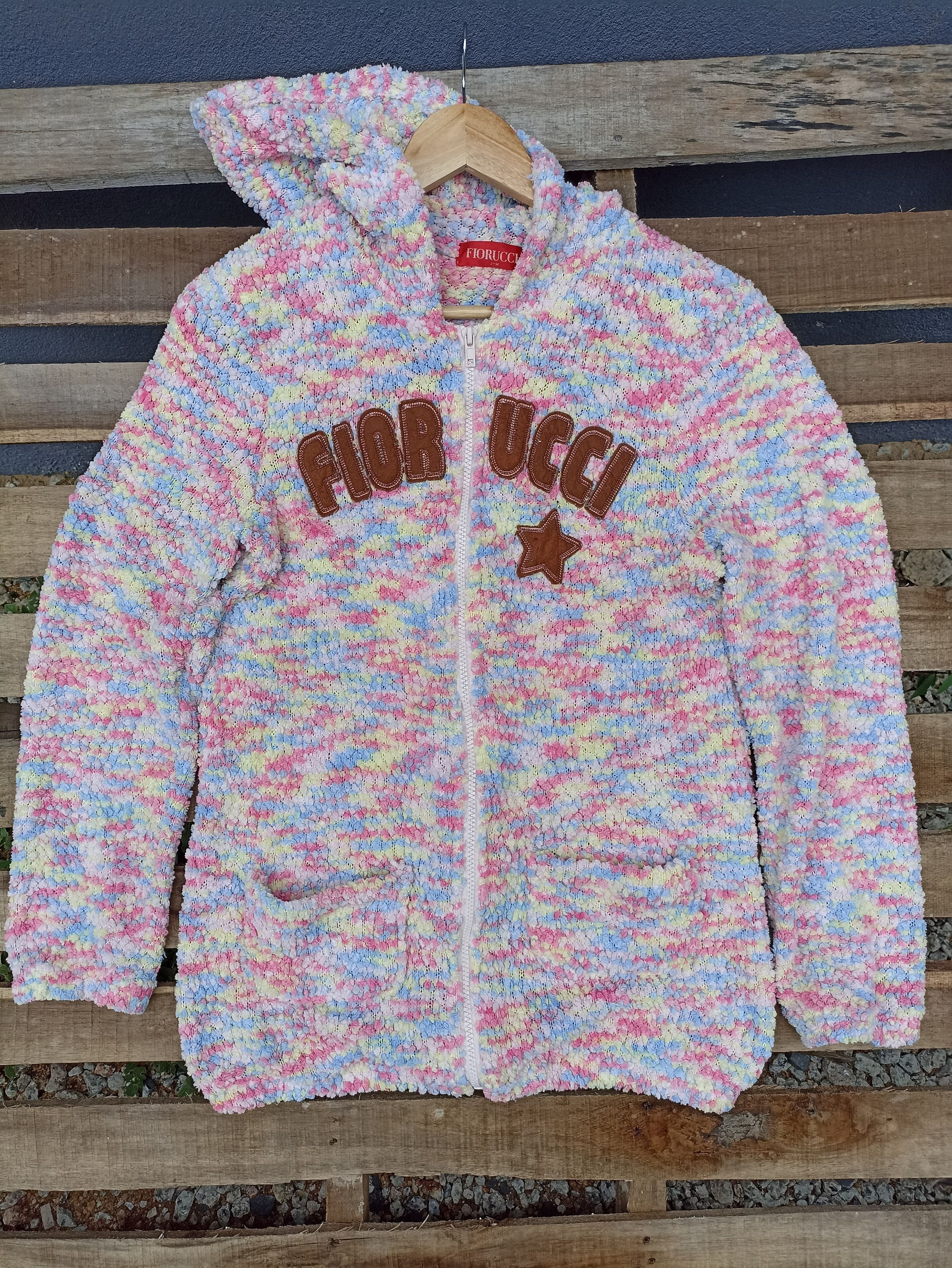 Fiorucci × Vintage Vintage Fiorucci Bulky Fleece Sweater Size US M / EU 48-50 / 2 - 1 Thumbnail