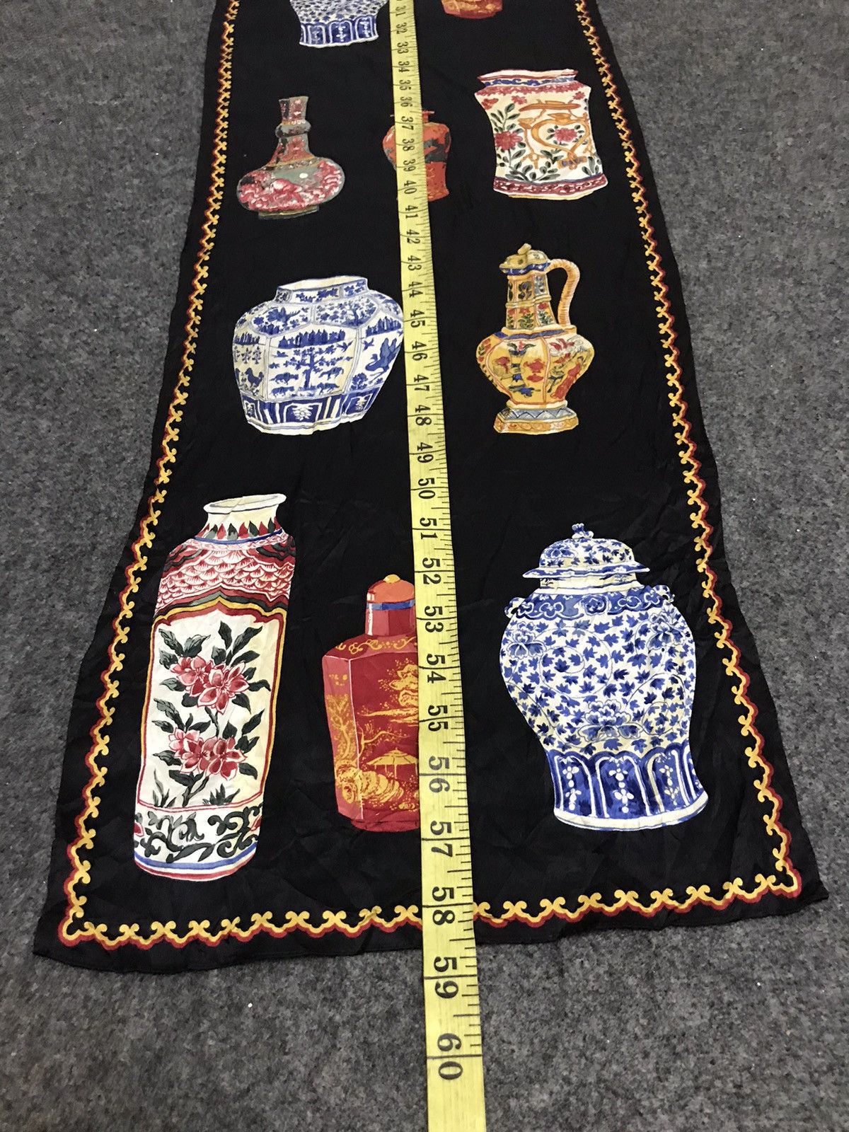 Vintage Vintage Scarf Antique Baroque Nice Design Luxury Size ONE SIZE - 4 Thumbnail