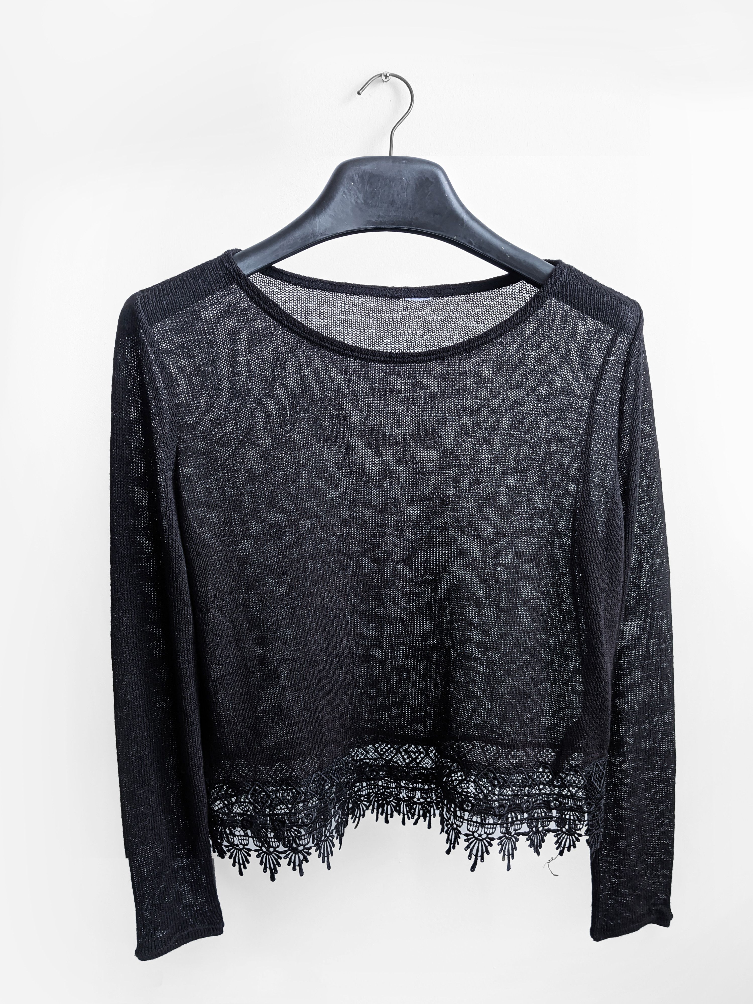 Hysteric Glamour Vintage mesh long sleeve sweater 90s y2k Size M / US 6-8 / IT 42-44 - 1 Thumbnail