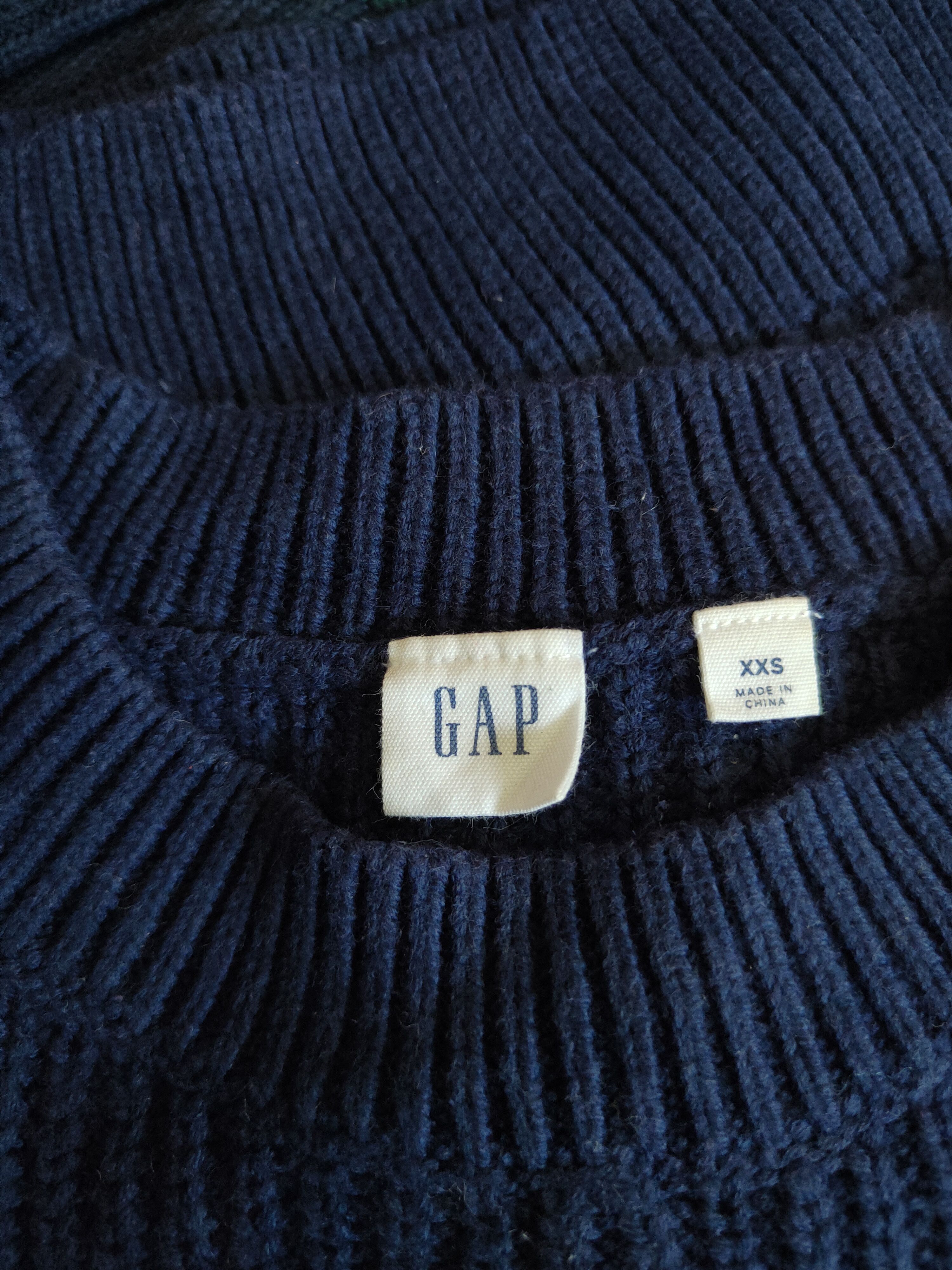 Gap × Japanese Brand GAP Dark Blue Knitwear Sweatshirt #5464 Size XXS / US 00 / IT 34 - 11 Thumbnail