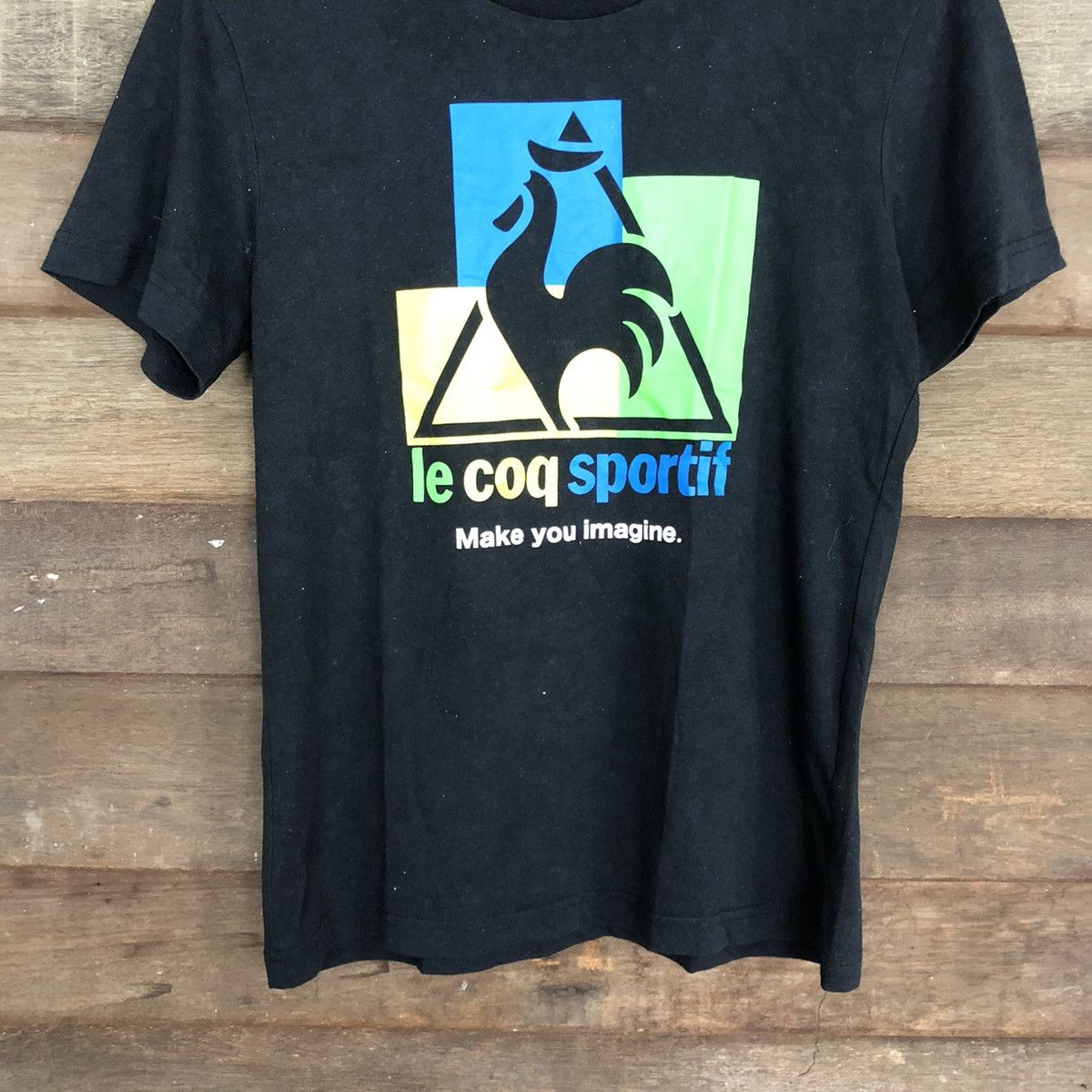 Le Coq Sportif D Leq coq Sportif Black Short Sleeve Shirt #c1187 Size US S / EU 44-46 / 1 - 6 Thumbnail