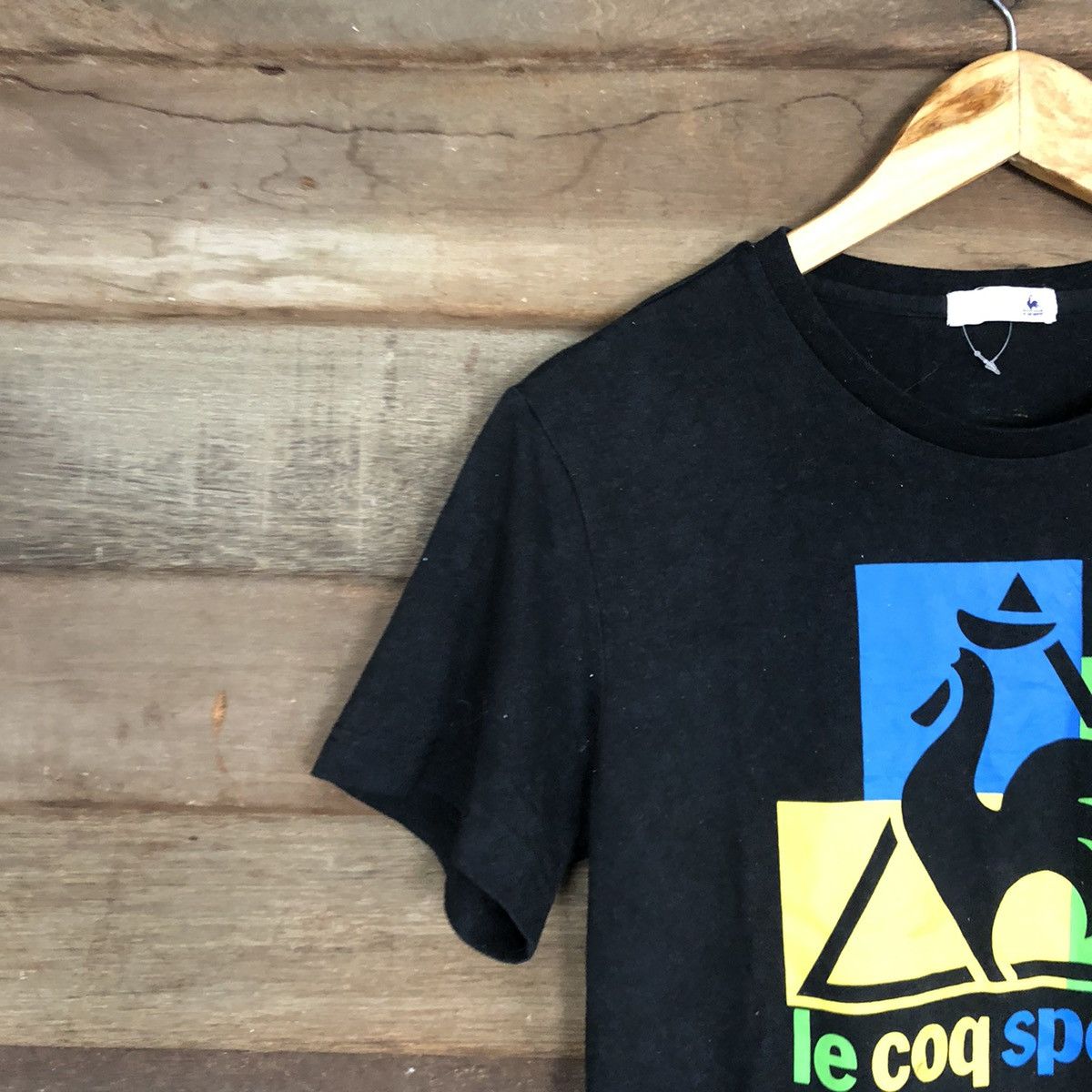 Le Coq Sportif D Leq coq Sportif Black Short Sleeve Shirt #c1187 Size US S / EU 44-46 / 1 - 5 Thumbnail