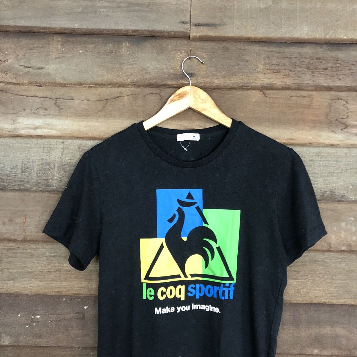 Le Coq Sportif D Leq coq Sportif Black Short Sleeve Shirt #c1187 Size US S / EU 44-46 / 1 - 7 Thumbnail