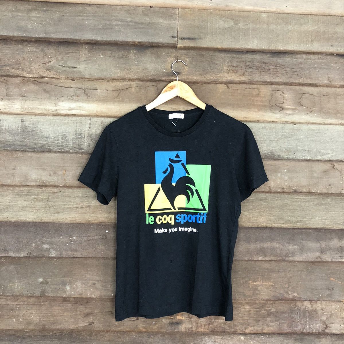 Le Coq Sportif D Leq coq Sportif Black Short Sleeve Shirt #c1187 Size US S / EU 44-46 / 1 - 3 Thumbnail