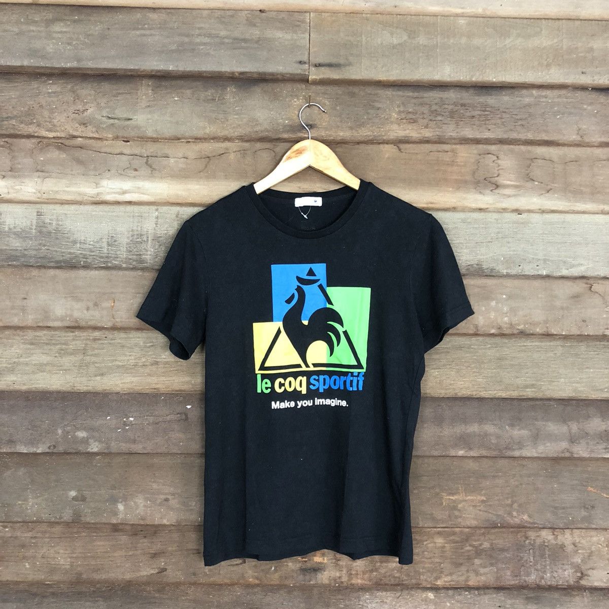 Le Coq Sportif D Leq coq Sportif Black Short Sleeve Shirt #c1187 Size US S / EU 44-46 / 1 - 1 Thumbnail