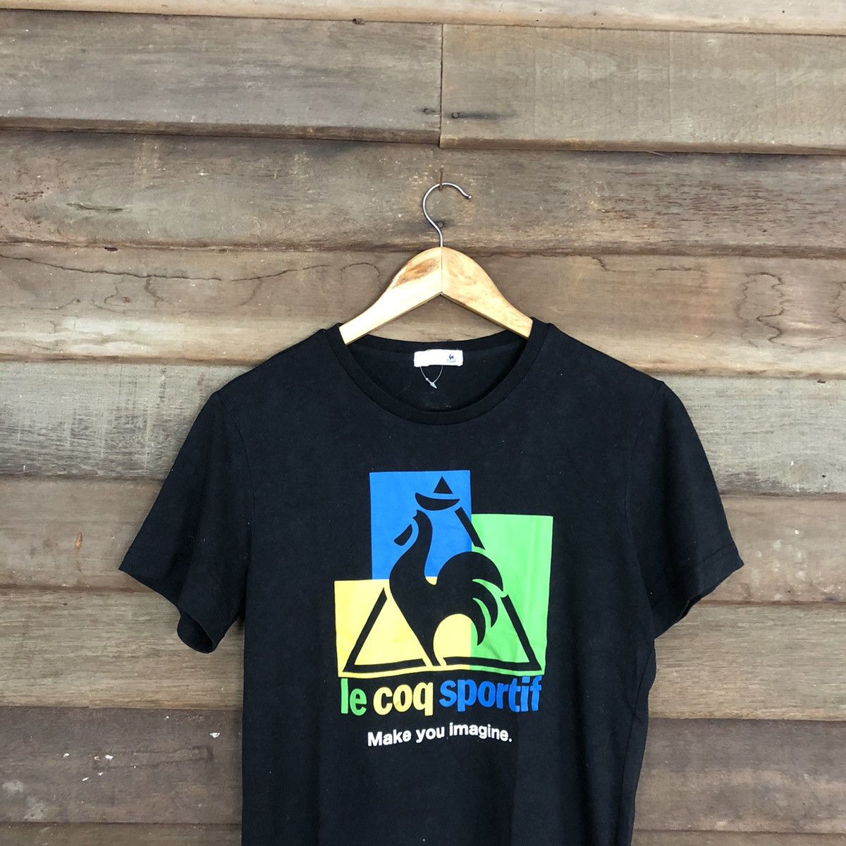 Le Coq Sportif D Leq coq Sportif Black Short Sleeve Shirt #c1187 Size US S / EU 44-46 / 1 - 2 Thumbnail