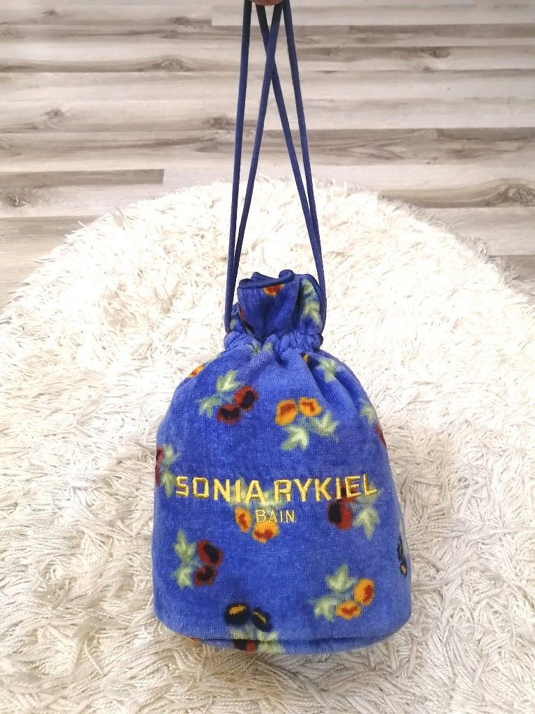 Sonia Rykiel 🔥Vtg SONIA RYKIEL BAIN Drawstring Mini Bucket Size ONE SIZE - 3 Thumbnail