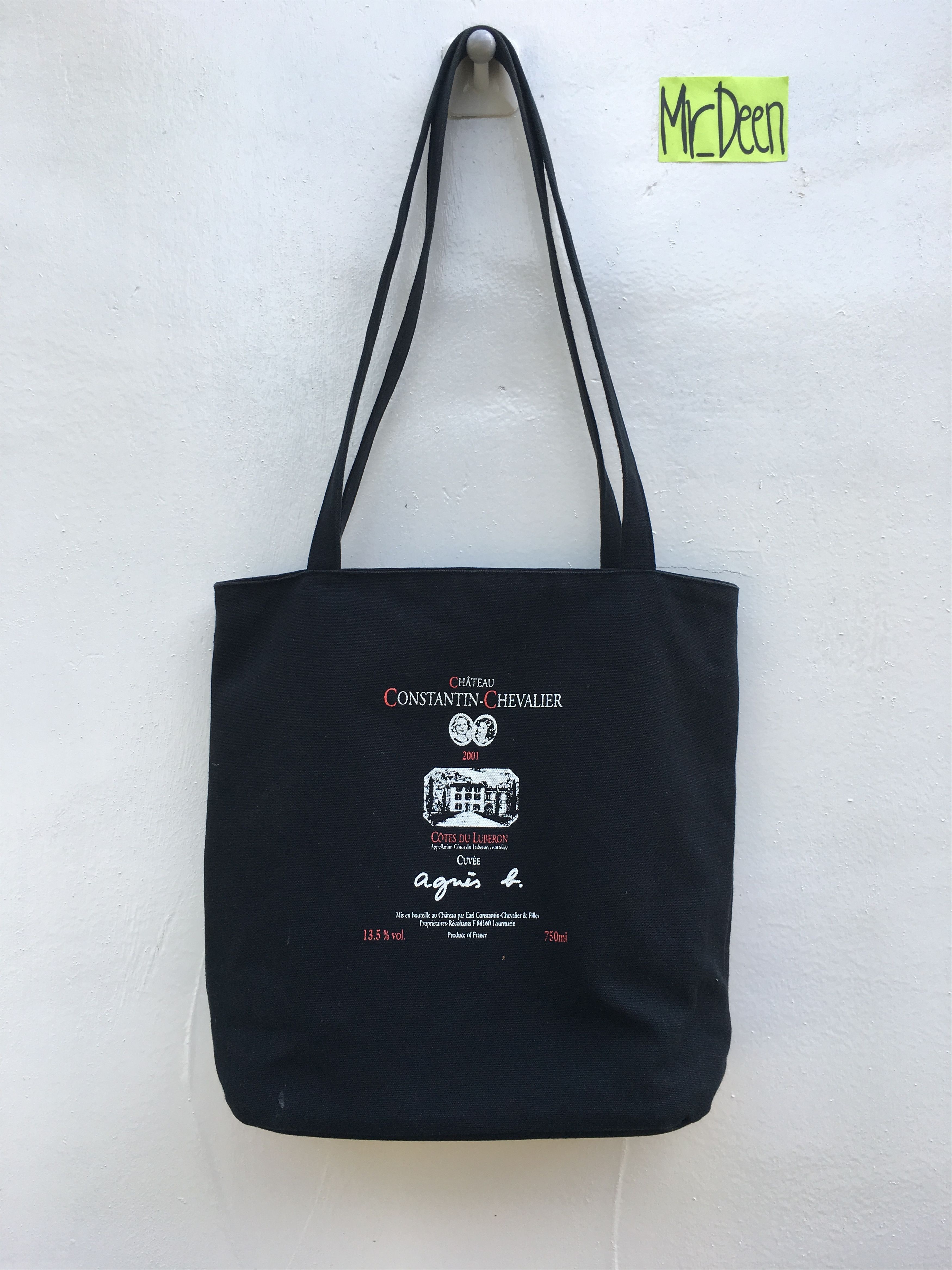 agnes b. Agnes B Canvas Tote Chateau Constantin Chevalier 2001 Size ONE SIZE - 5 Thumbnail