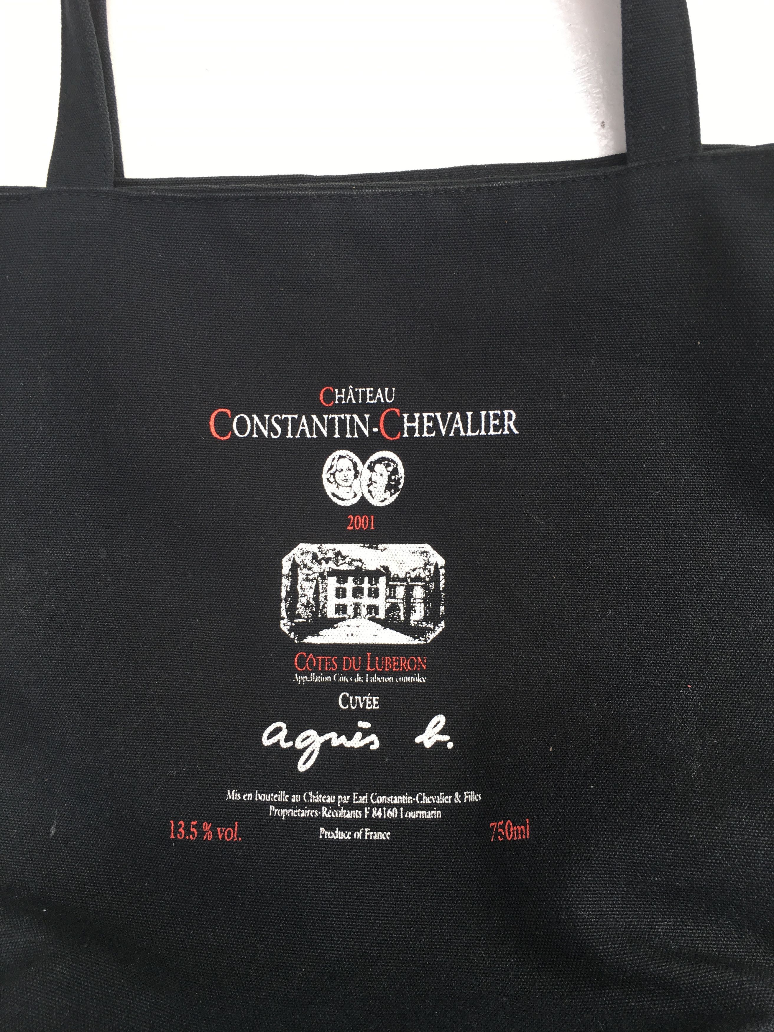 agnes b. Agnes B Canvas Tote Chateau Constantin Chevalier 2001 Size ONE SIZE - 3 Thumbnail