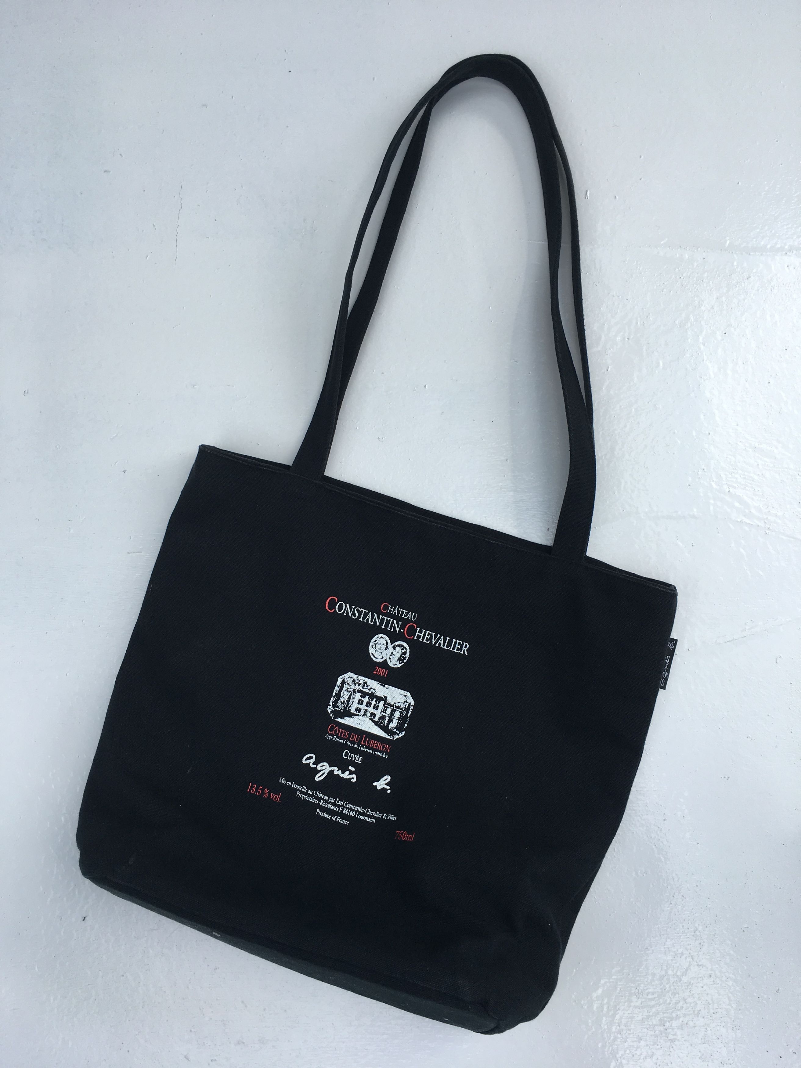 Agnes B Canvas Tote Chateau Constantin Chevalier 2001