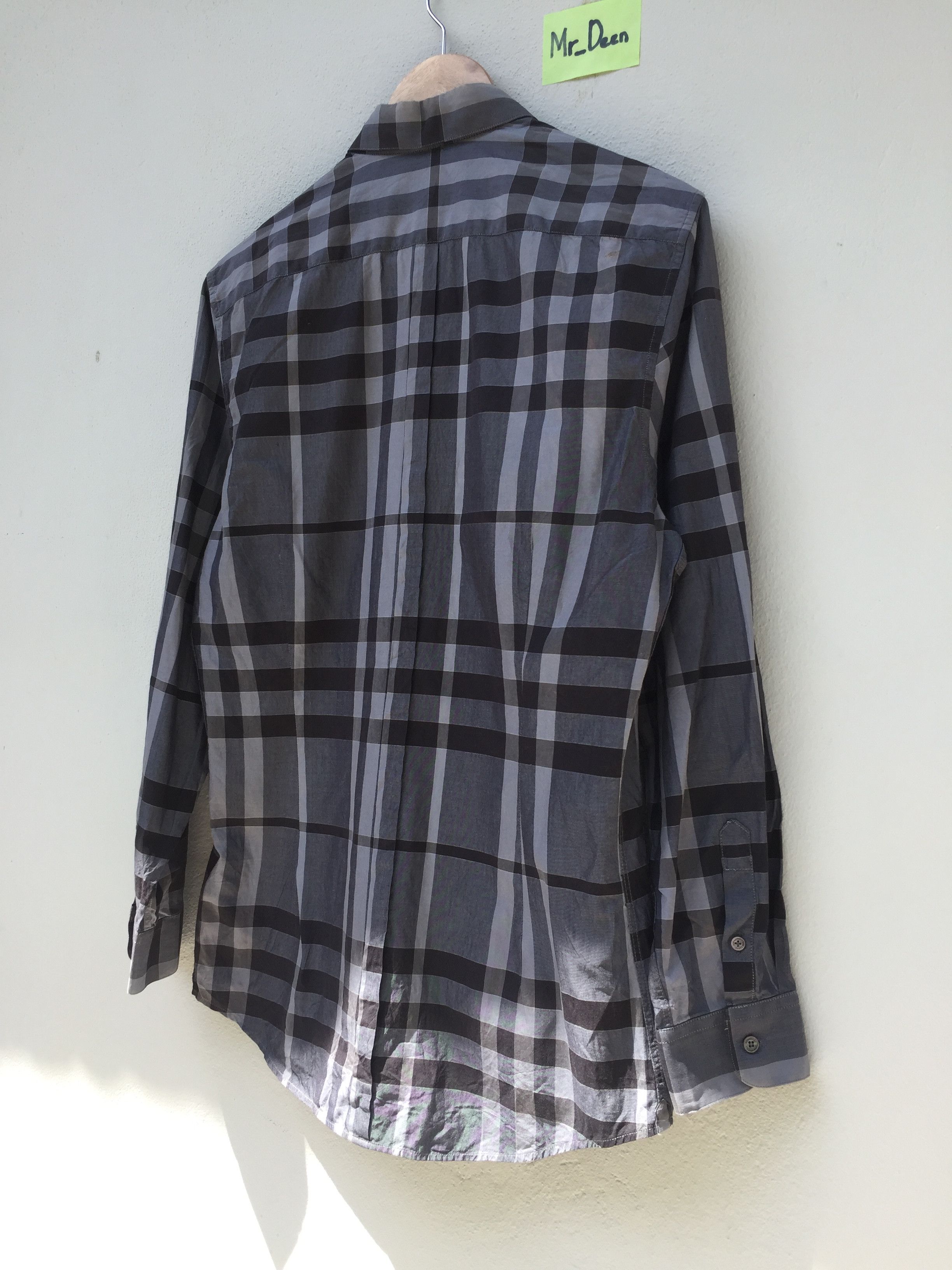 Burberry Burberry London Long Sleeve Button-up (Charcoal) Size US M / EU 48-50 / 2 - 6 Thumbnail