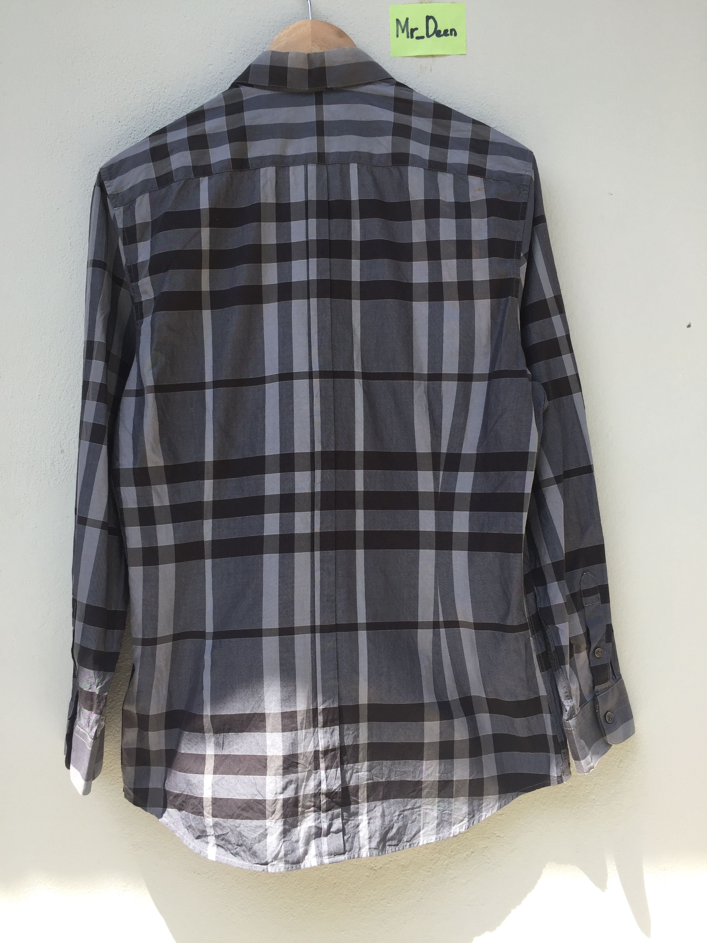 Burberry Burberry London Long Sleeve Button-up (Charcoal) Size US M / EU 48-50 / 2 - 5 Thumbnail