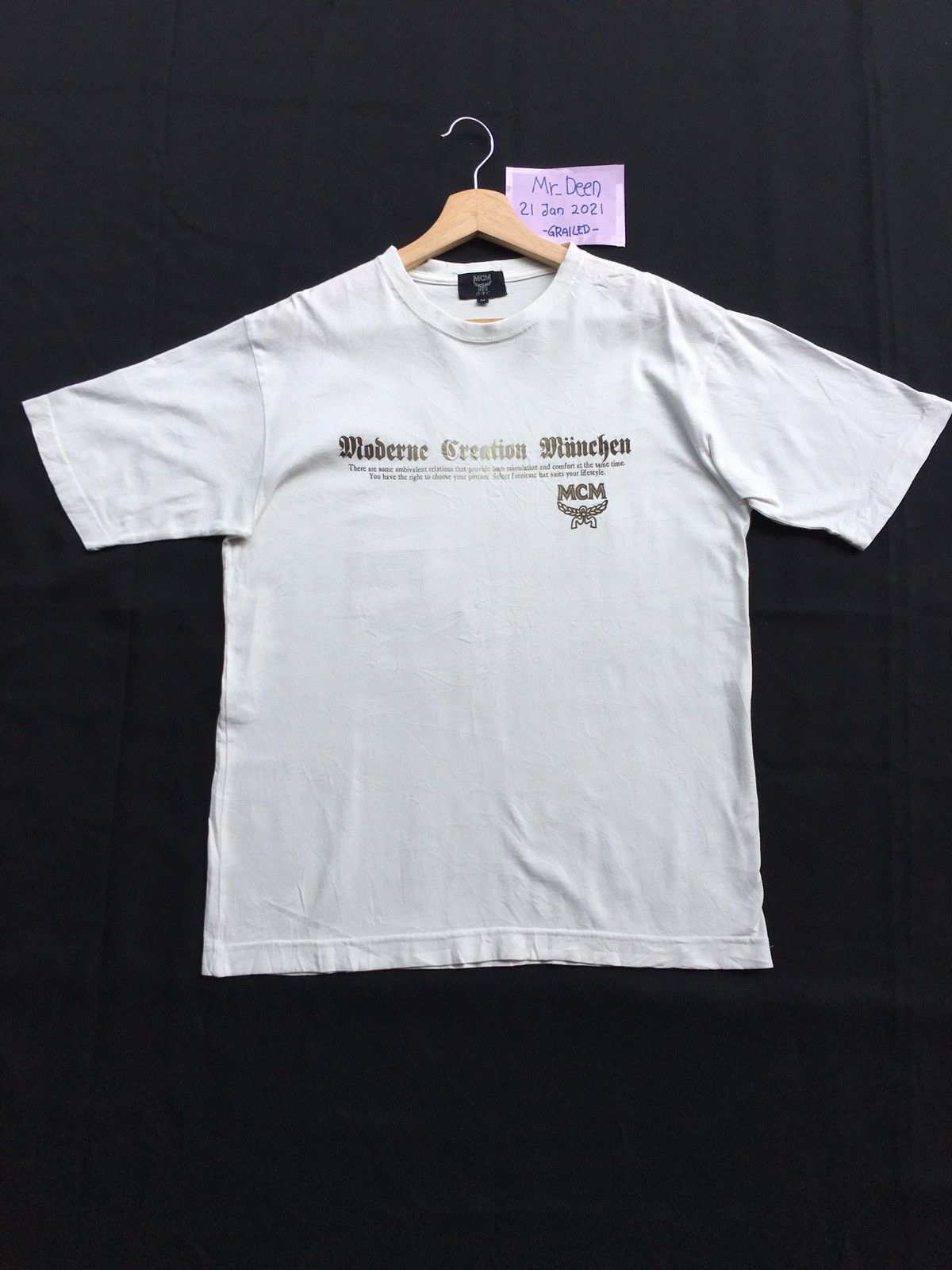 MCM Rare MCM Spellout Tshirt Size US M / EU 48-50 / 2 - 2 Thumbnail