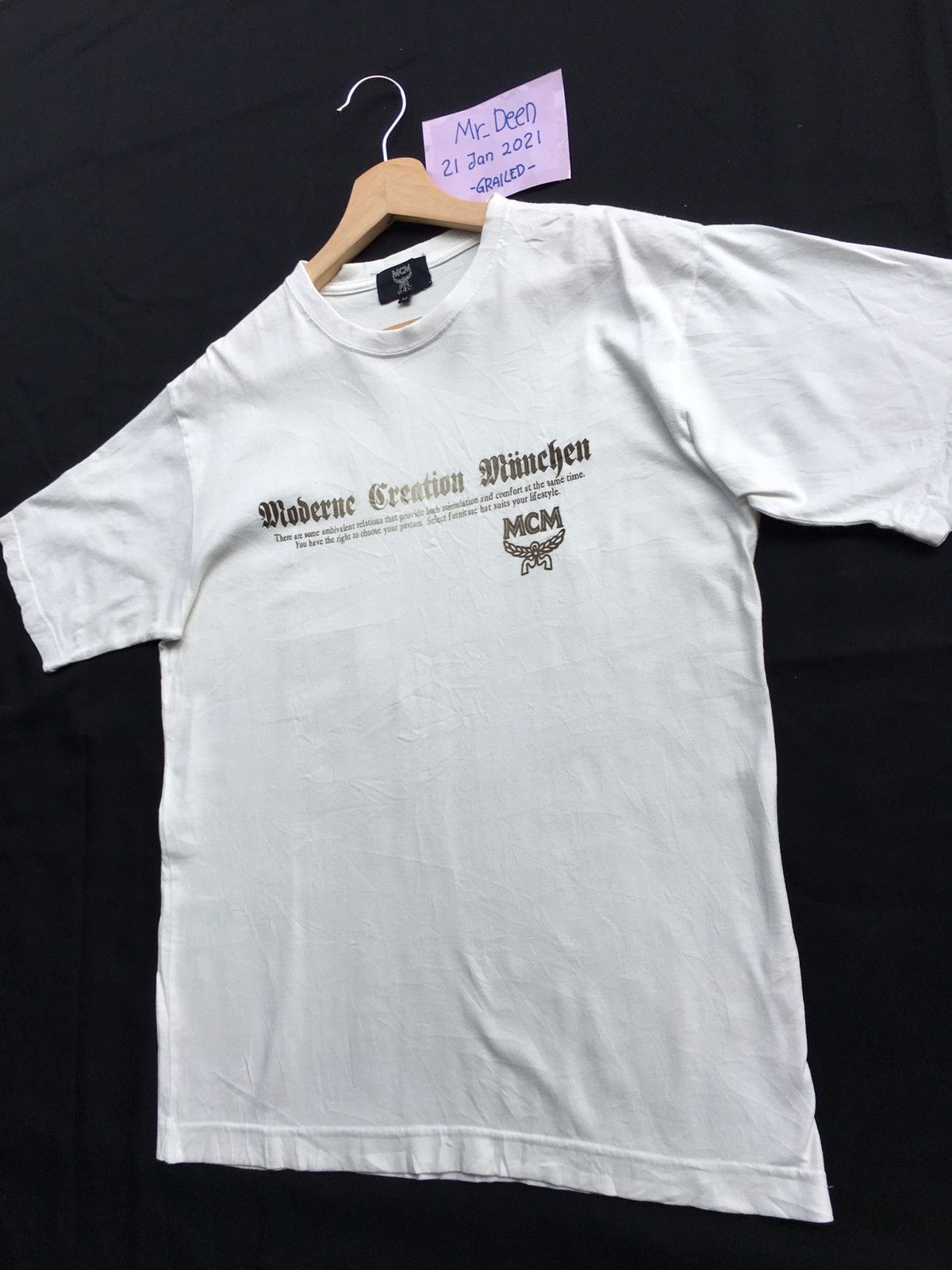 MCM Rare MCM Spellout Tshirt Size US M / EU 48-50 / 2 - 4 Thumbnail