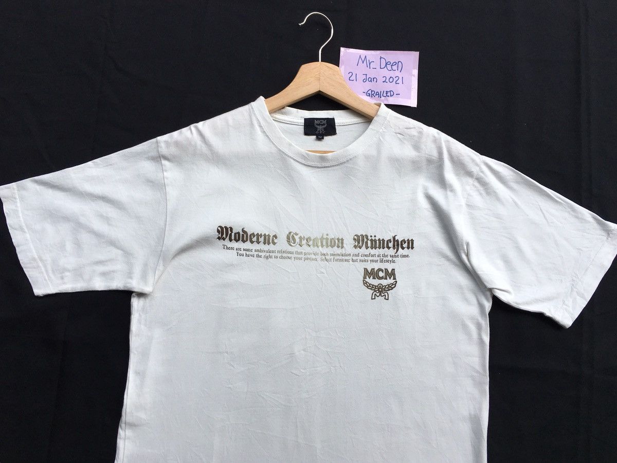 MCM Rare MCM Spellout Tshirt Size US M / EU 48-50 / 2 - 6 Thumbnail