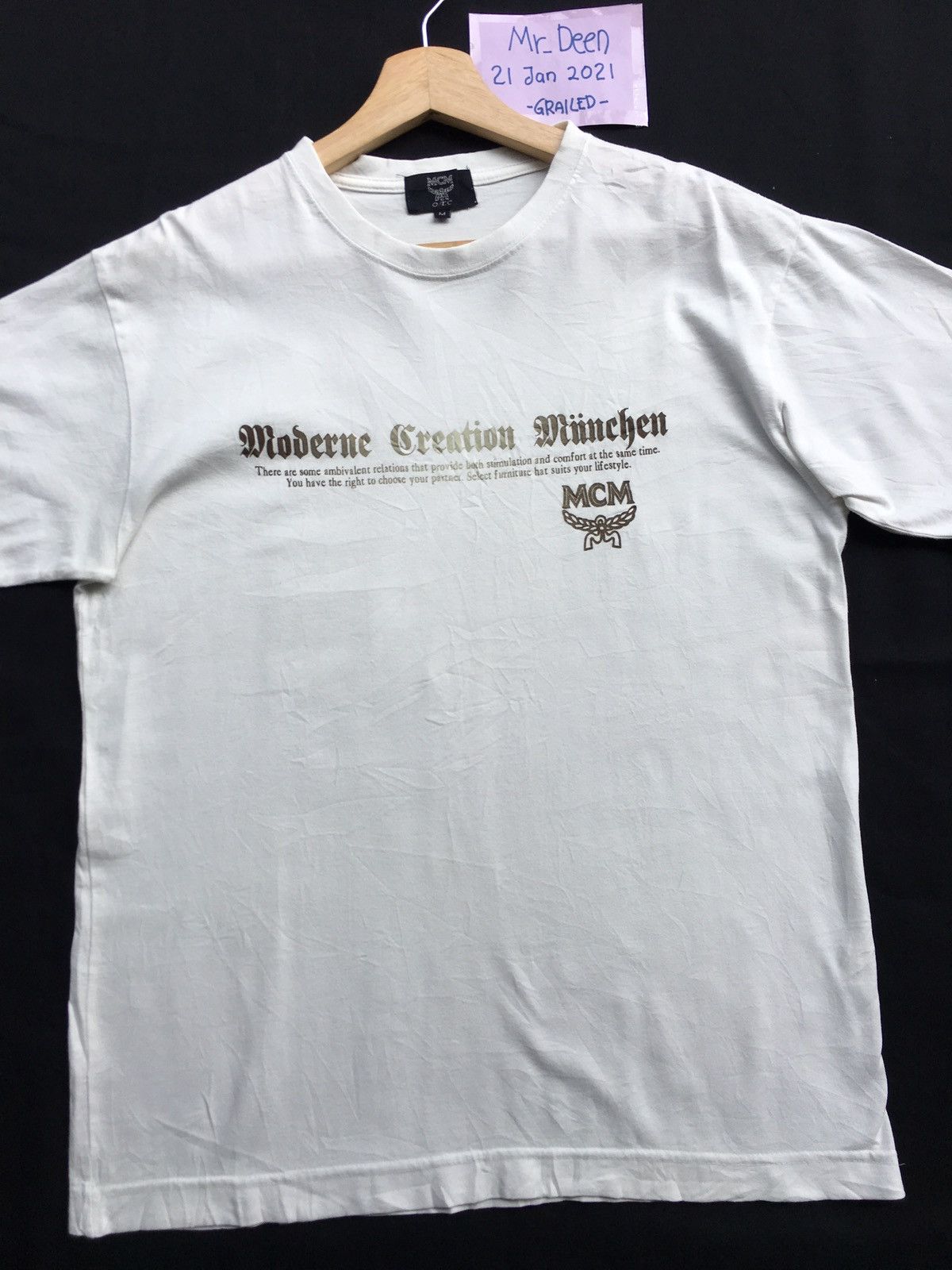 MCM Rare MCM Spellout Tshirt Size US M / EU 48-50 / 2 - 5 Thumbnail