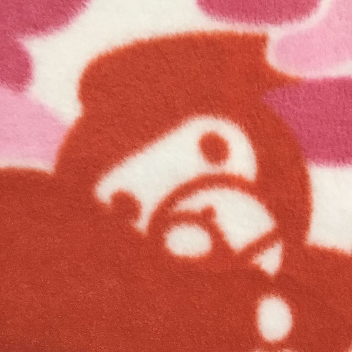 Bape BAPE BIG fleece blanket MILO ABC camo pink a bathing ape Size ONE SIZE - 3 Thumbnail