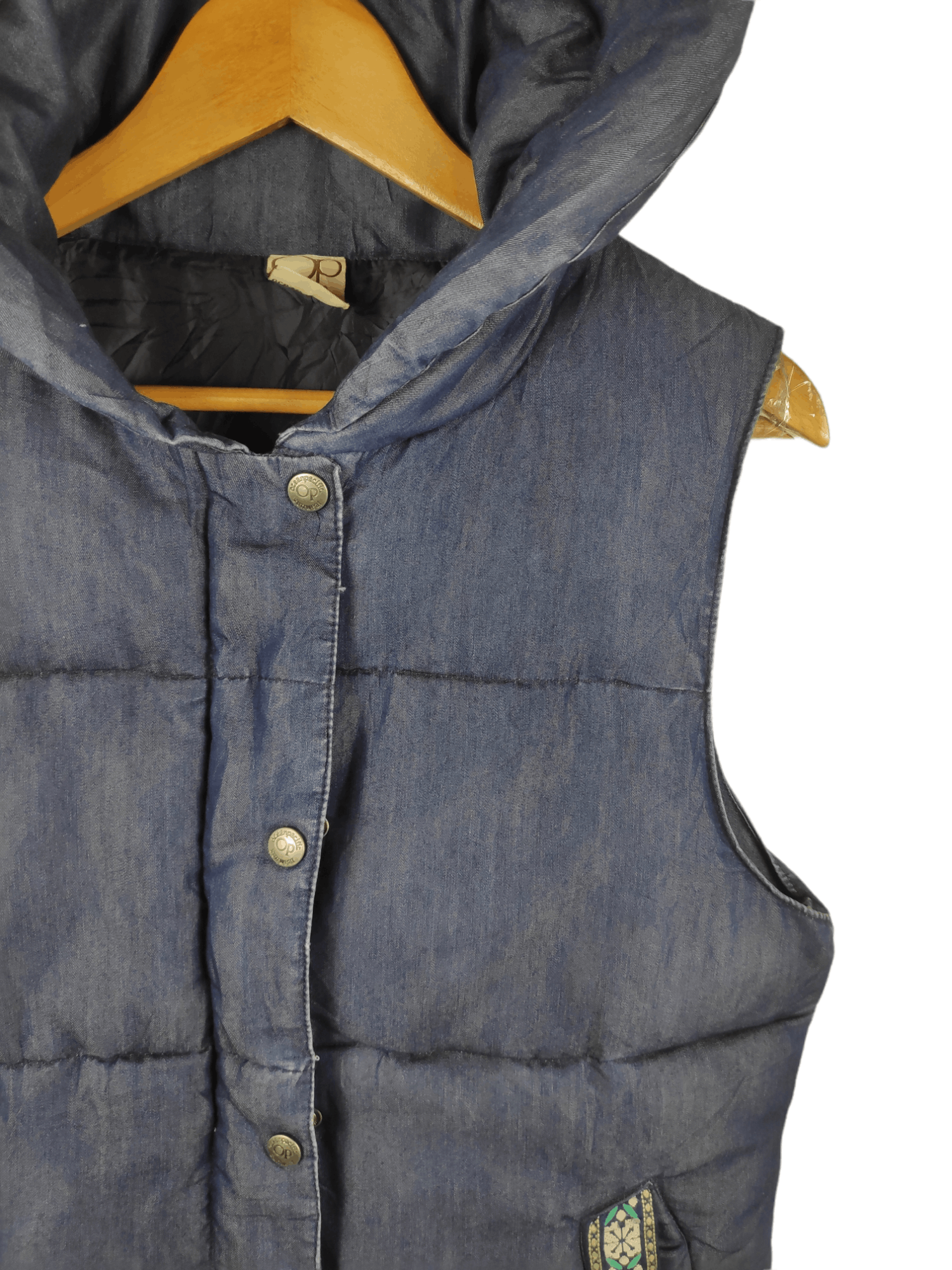 Japanese Brand 🔥Best Offer🔥 Vintage Ocean Pacific Surf Puffer Vest Jacket Size US M / EU 48-50 / 2 - 2 Thumbnail
