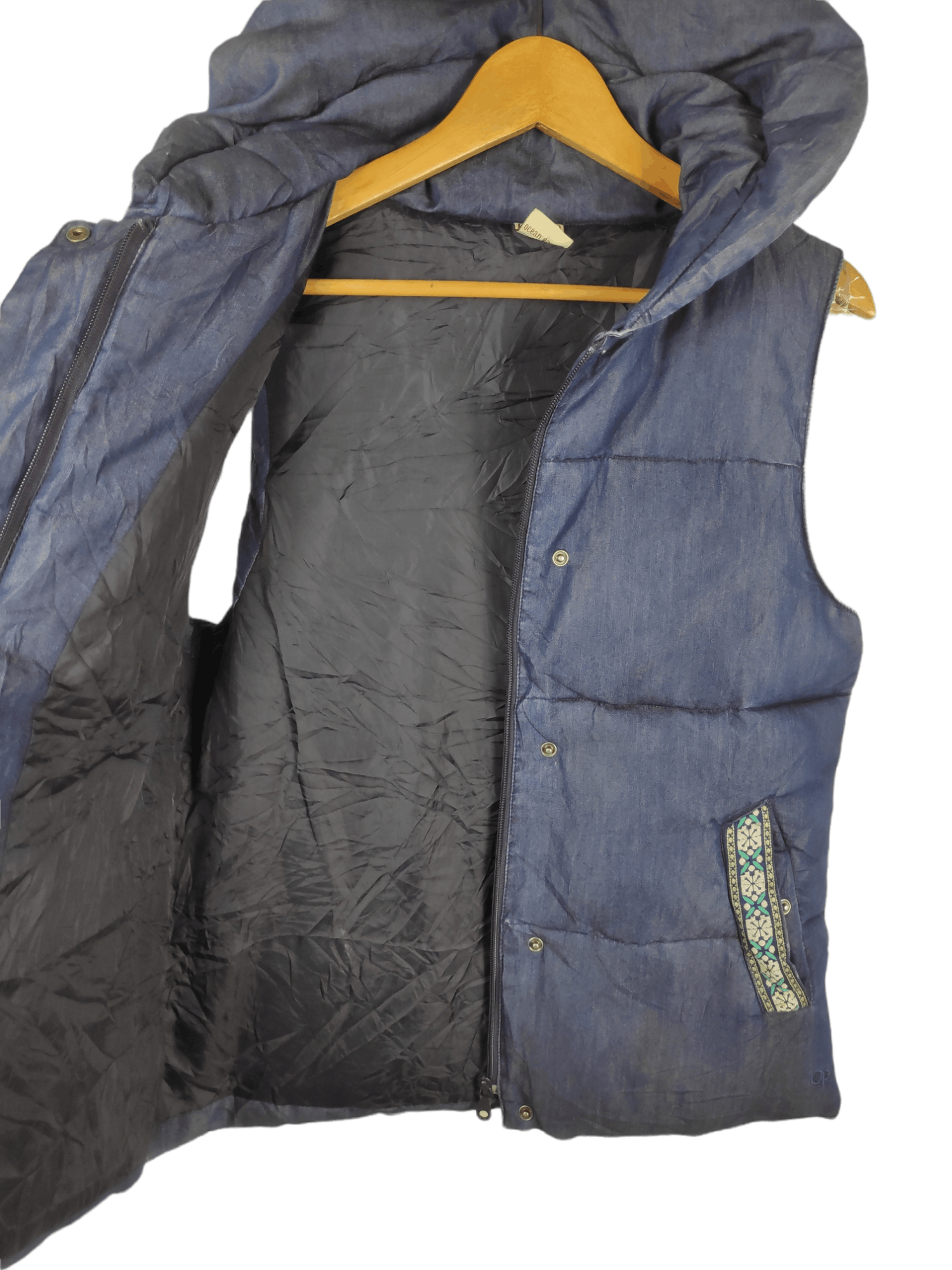 Japanese Brand 🔥Best Offer🔥 Vintage Ocean Pacific Surf Puffer Vest Jacket Size US M / EU 48-50 / 2 - 4 Thumbnail
