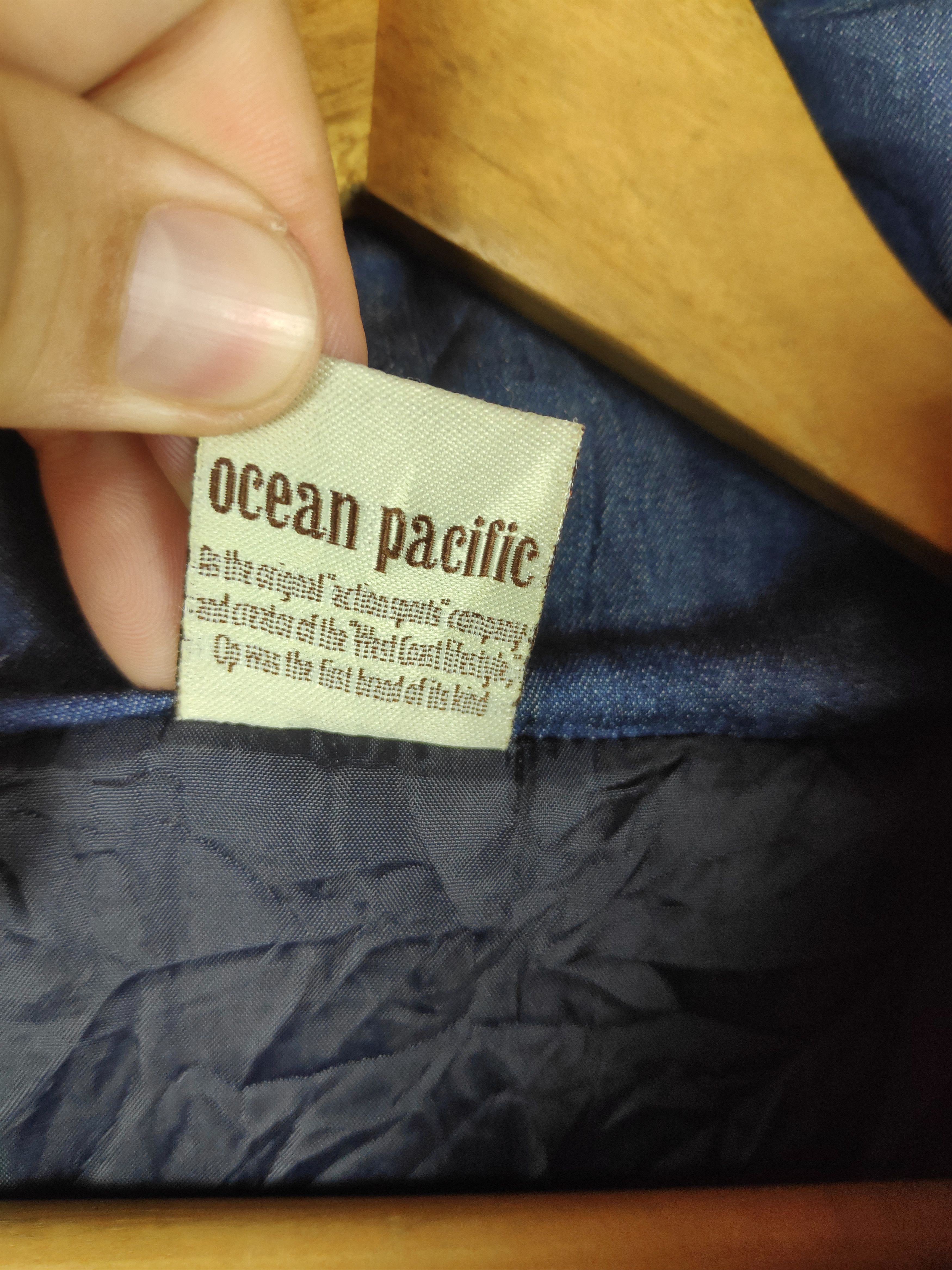 Japanese Brand 🔥Best Offer🔥 Vintage Ocean Pacific Surf Puffer Vest Jacket Size US M / EU 48-50 / 2 - 6 Thumbnail