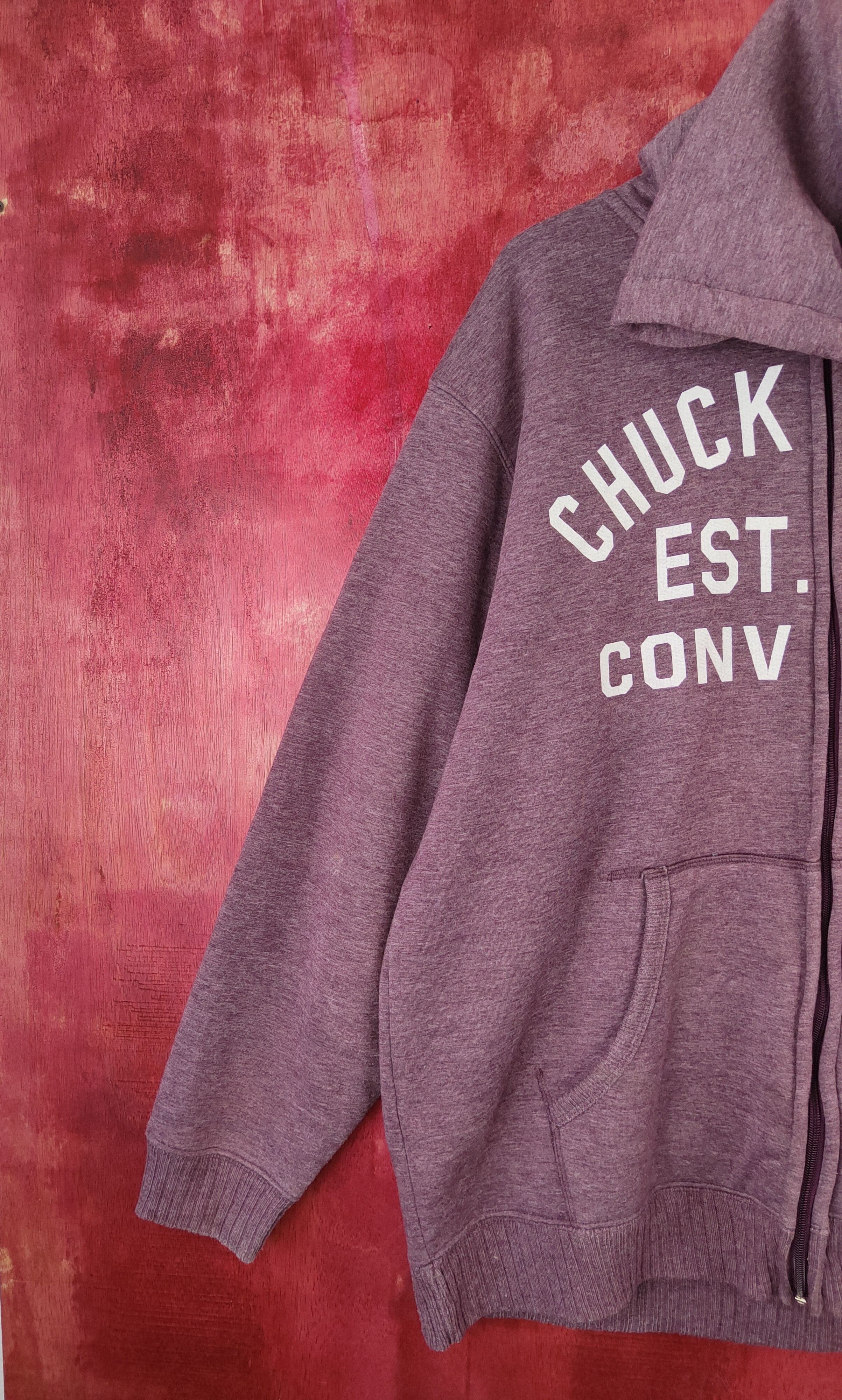 Converse Converse-All Star Purple Hoodie Sweater #5463 Size US XXL / EU 58 / 5 - 4 Thumbnail
