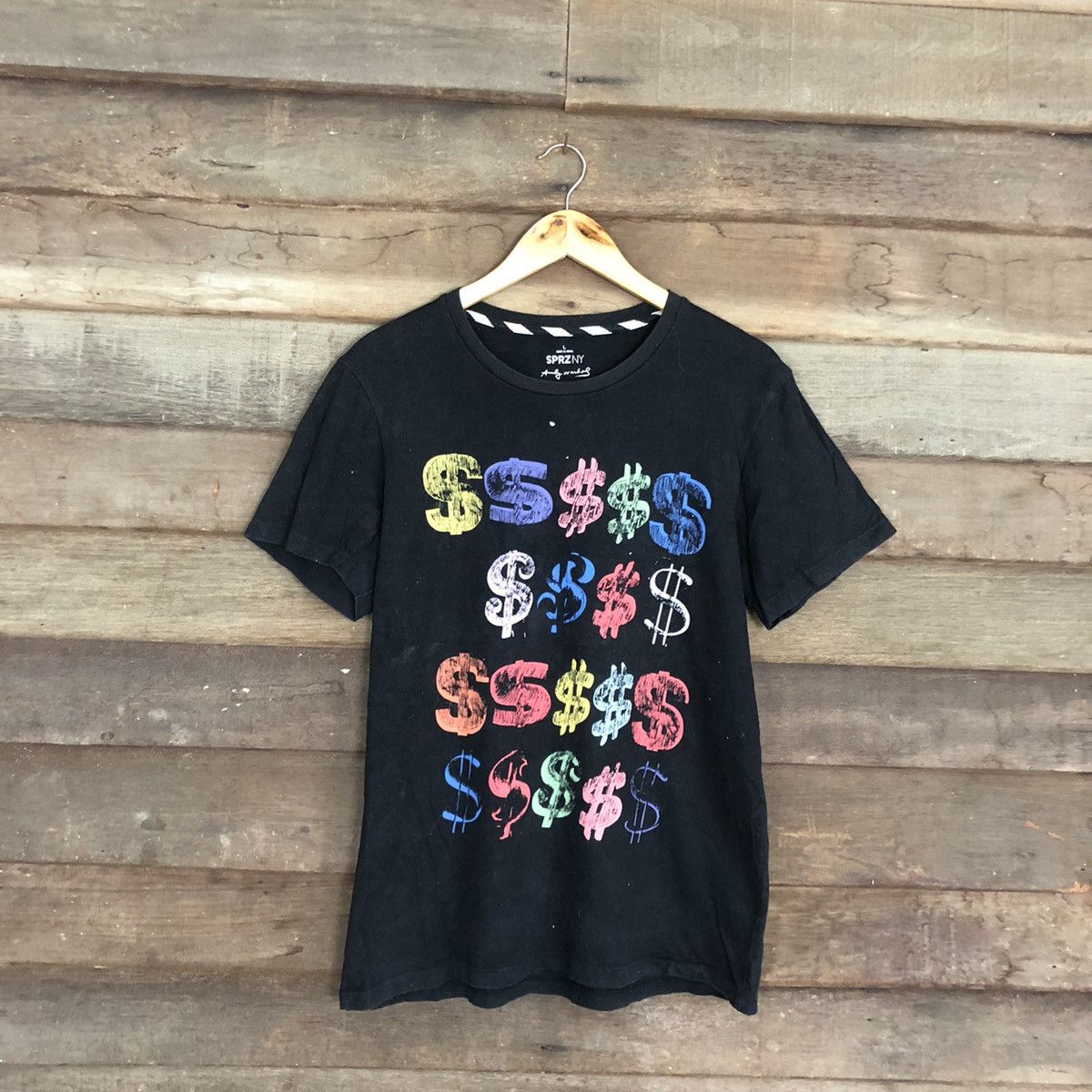 Andy Warhol × Uniqlo D Uniqlo X Andy Warhol black Short Sleeve Shirt #c1185 Size US M / EU 48-50 / 2 - 3 Thumbnail