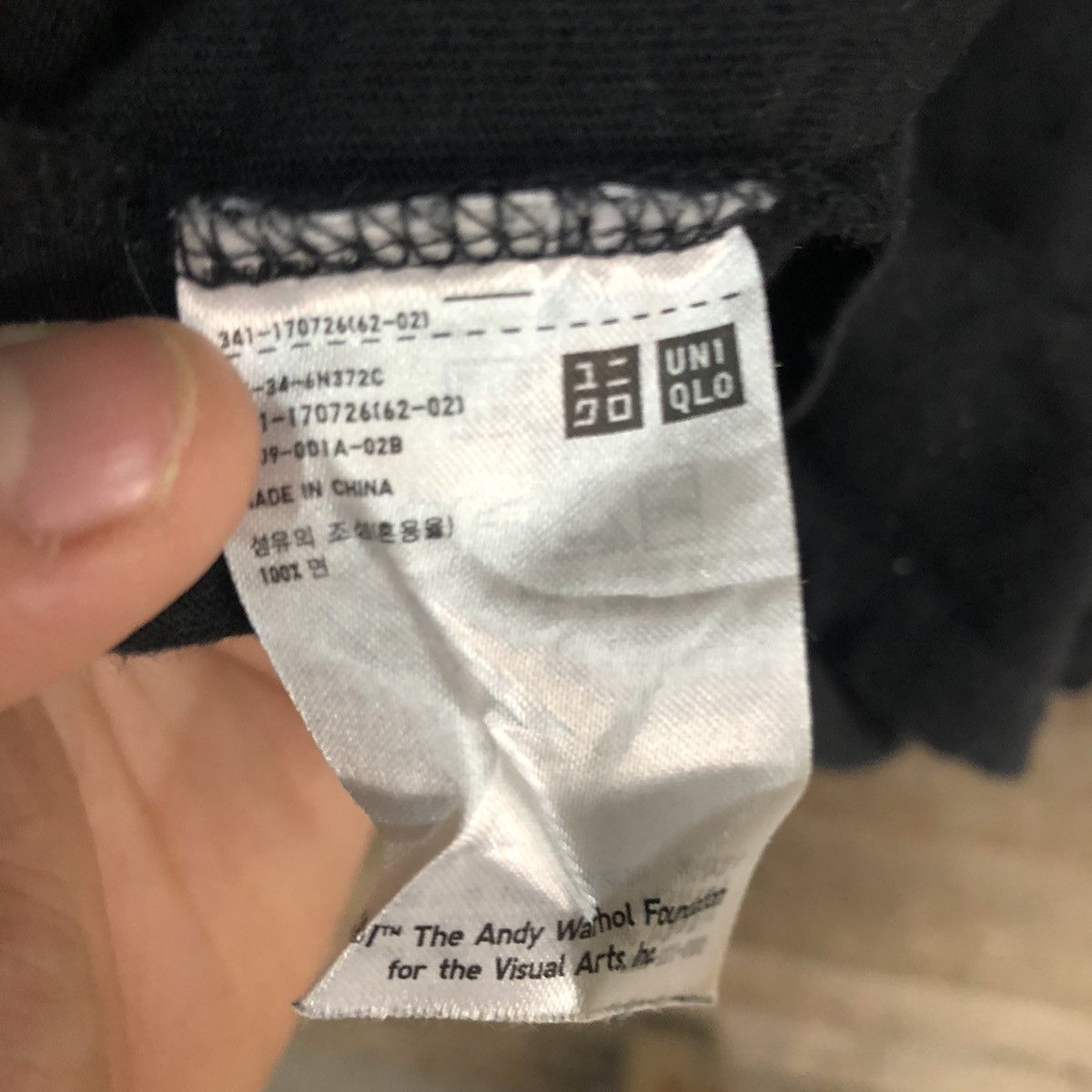 Andy Warhol × Uniqlo D Uniqlo X Andy Warhol black Short Sleeve Shirt #c1185 Size US M / EU 48-50 / 2 - 10 Thumbnail