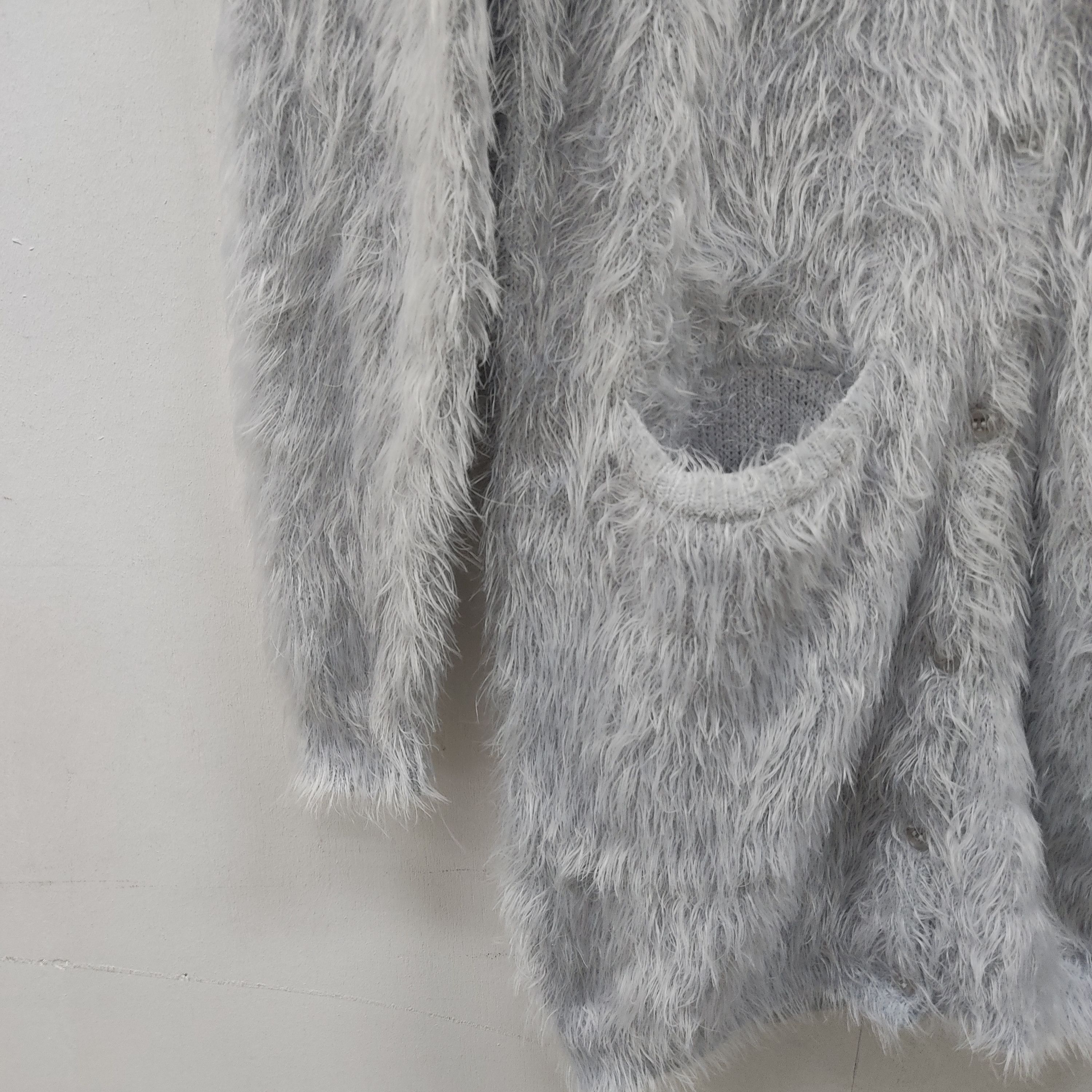 Homespun Knitwear × Japanese Brand Spiral Girl Mohair Cardigan Knitwear Size M / US 6-8 / IT 42-44 - 6 Thumbnail