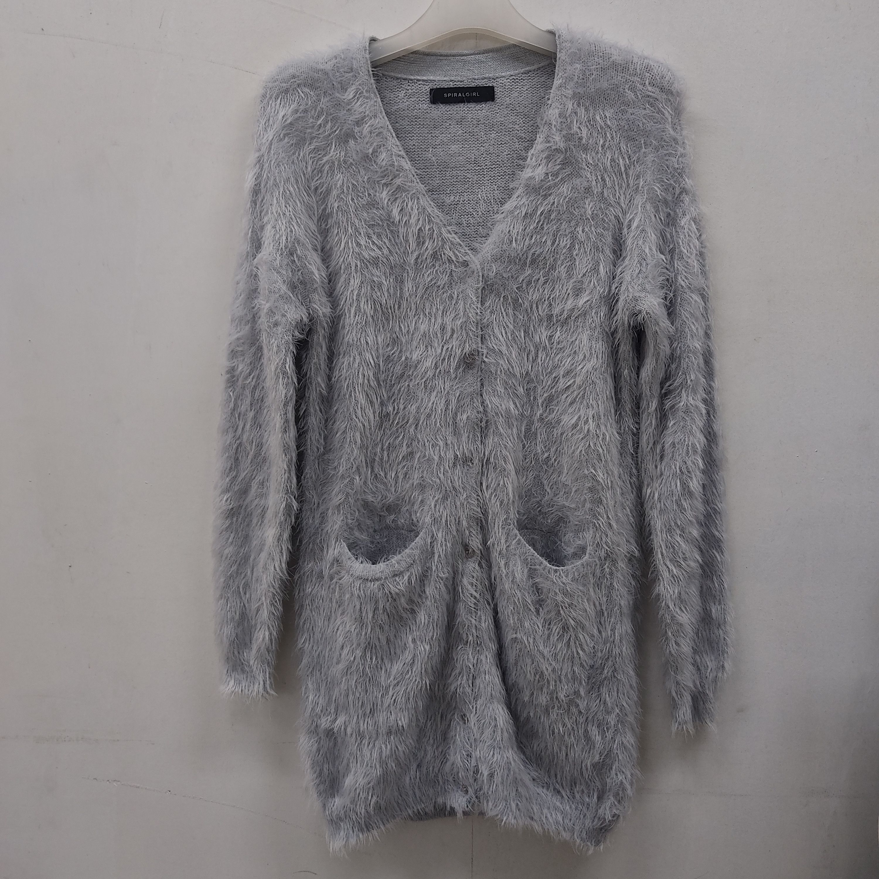Homespun Knitwear × Japanese Brand Spiral Girl Mohair Cardigan Knitwear Size M / US 6-8 / IT 42-44 - 1 Thumbnail