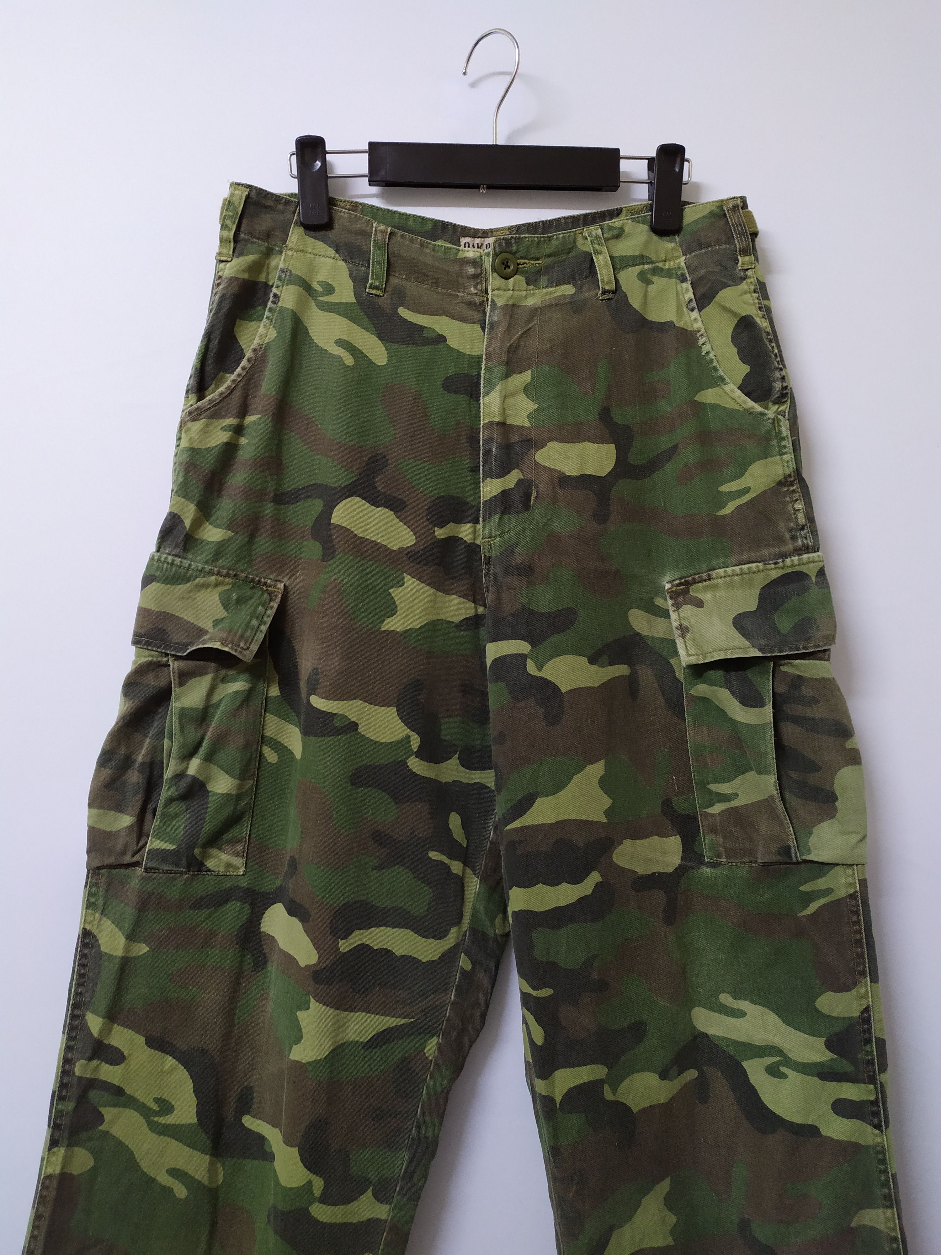 Japanese Brand × Vintage Vintage Oak pointe Camo pants Cargo Size US 30 / EU 46 - 2 Thumbnail