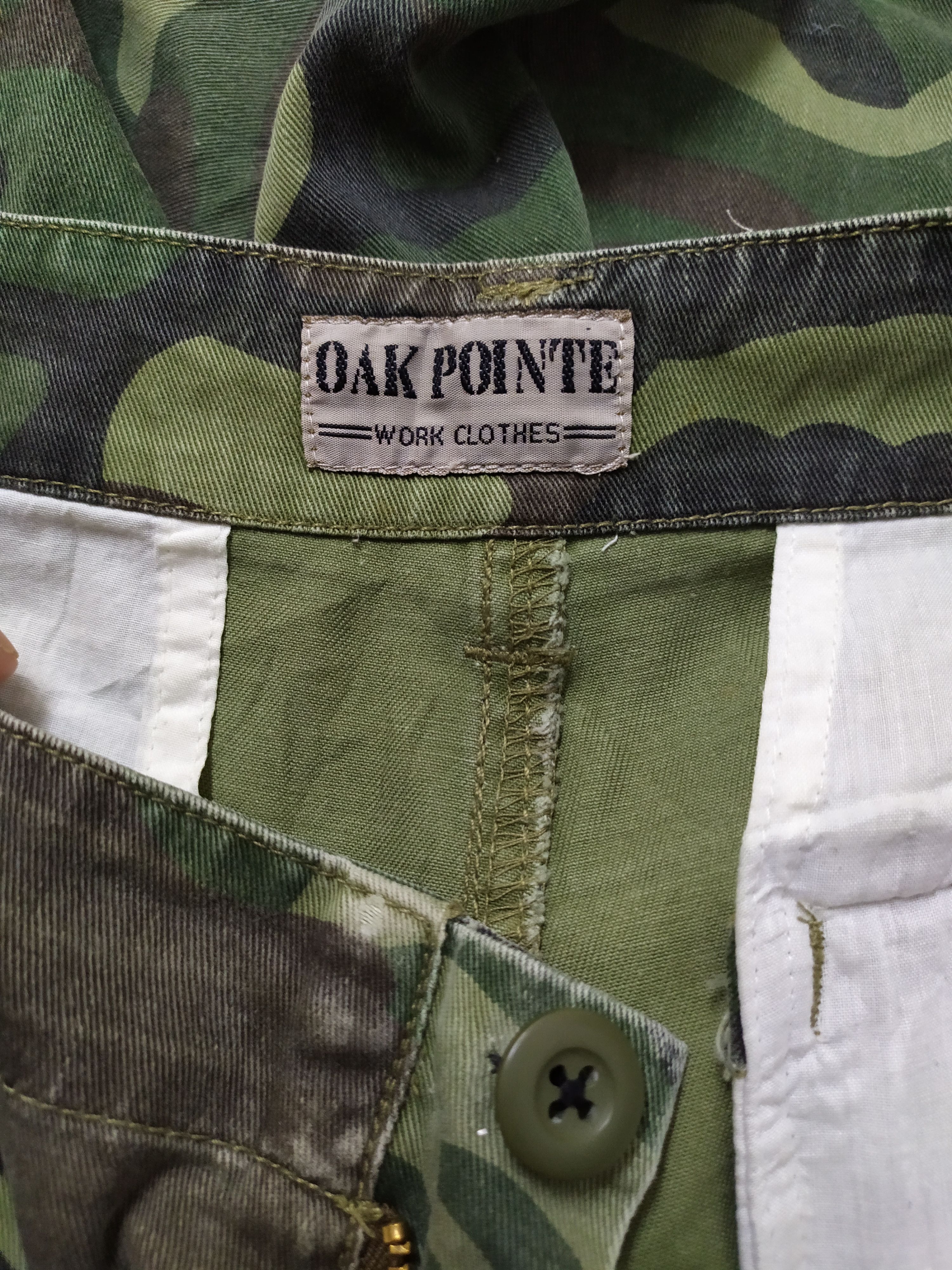 Japanese Brand × Vintage Vintage Oak pointe Camo pants Cargo Size US 30 / EU 46 - 18 Thumbnail