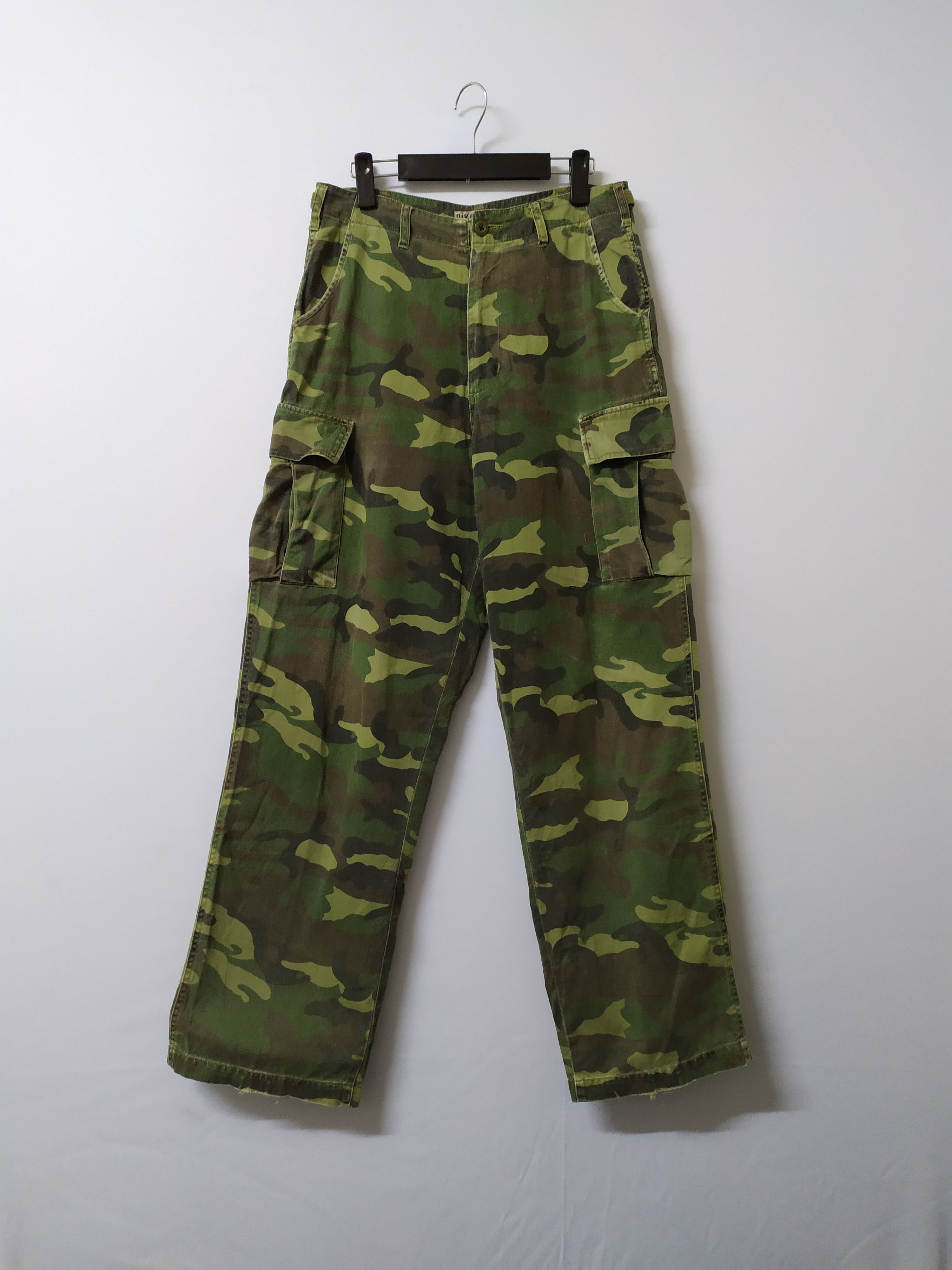 Japanese Brand × Vintage Vintage Oak pointe Camo pants Cargo Size US 30 / EU 46 - 1 Thumbnail