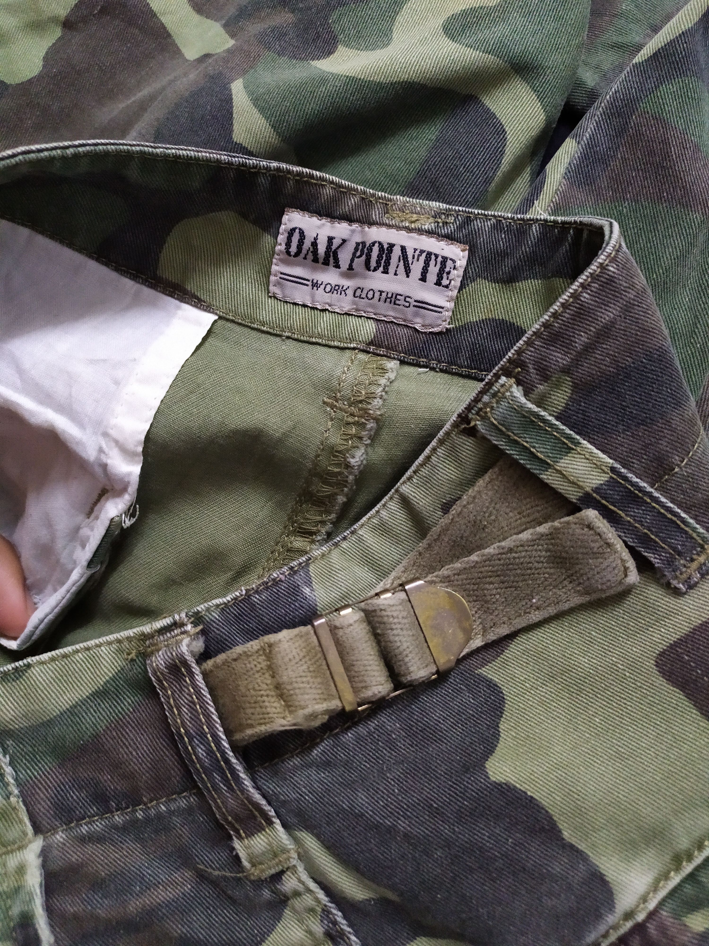 Japanese Brand × Vintage Vintage Oak pointe Camo pants Cargo Size US 30 / EU 46 - 19 Thumbnail
