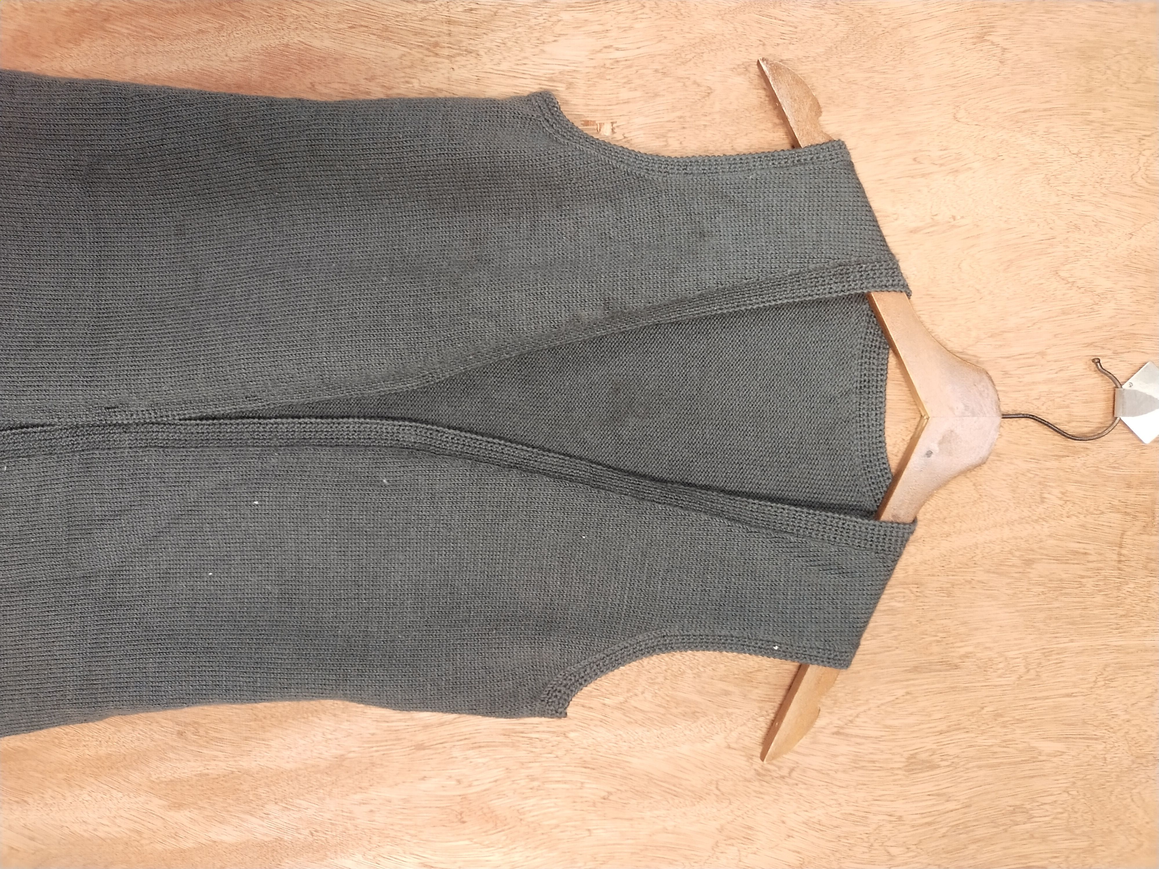 Japanese Brand Japan Gray knitwear cardigan vintage vest sleeveless #S192 Size S / US 4 / IT 40 - 2 Thumbnail