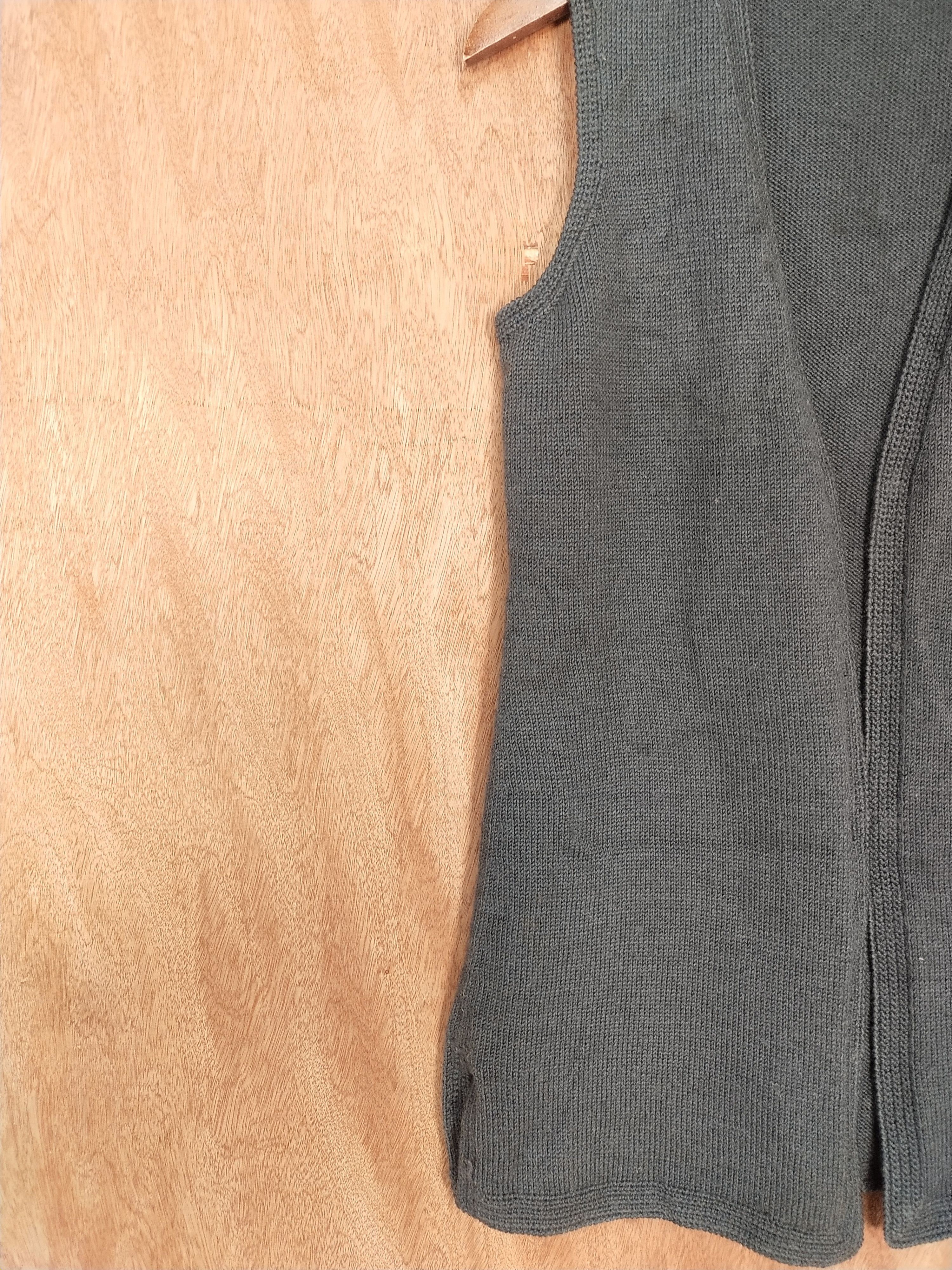 Japanese Brand Japan Gray knitwear cardigan vintage vest sleeveless #S192 Size S / US 4 / IT 40 - 5 Thumbnail