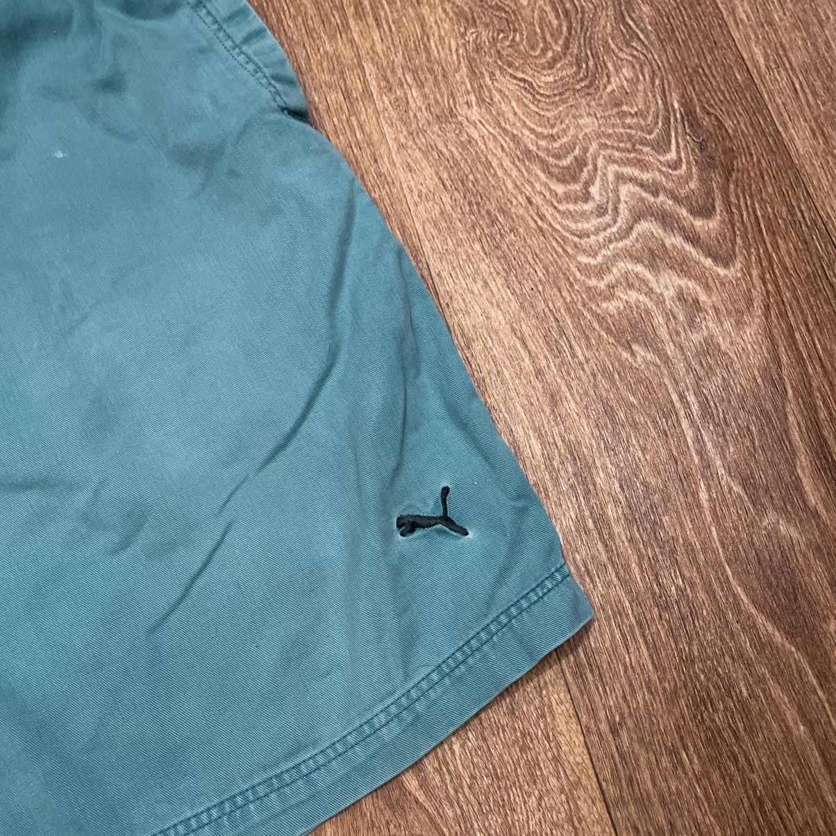 Vintage Vintage 90s Puma Shorts Y2K Streetwear Relaxed Fit Blue L Size US 34 / EU 50 - 3 Thumbnail