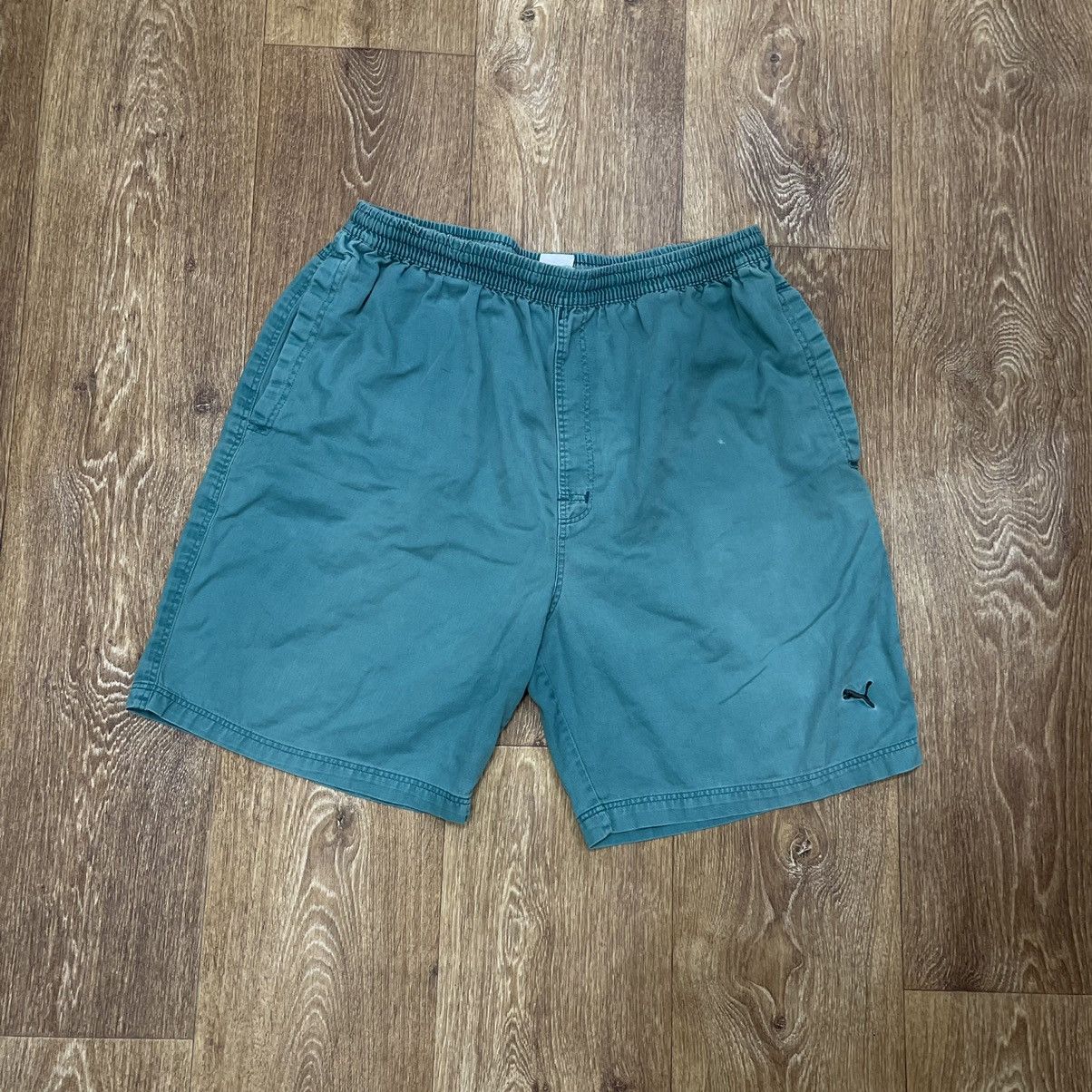Vintage Vintage 90s Puma Shorts Y2K Streetwear Relaxed Fit Blue L Size US 34 / EU 50 - 1 Thumbnail