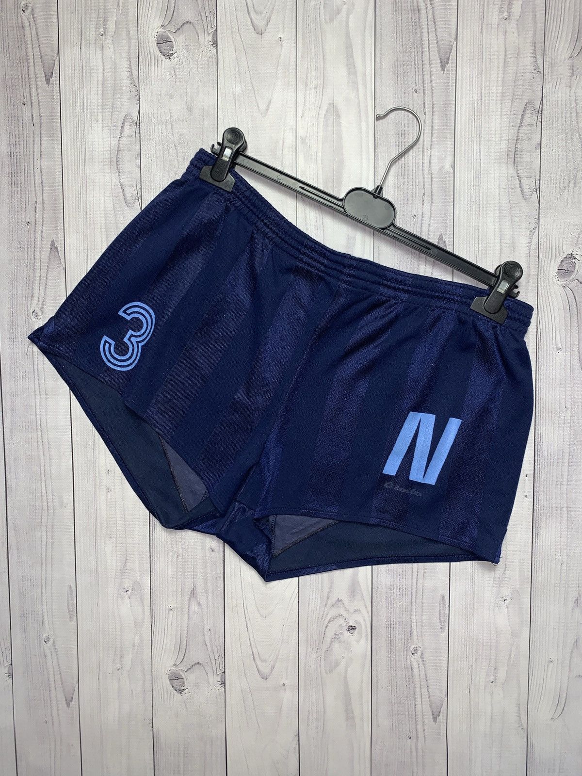 Lotto Sport Vintage soccer shorts Napoli Lotto retro rare size XL Size US 36 / EU 52 - 1 Thumbnail