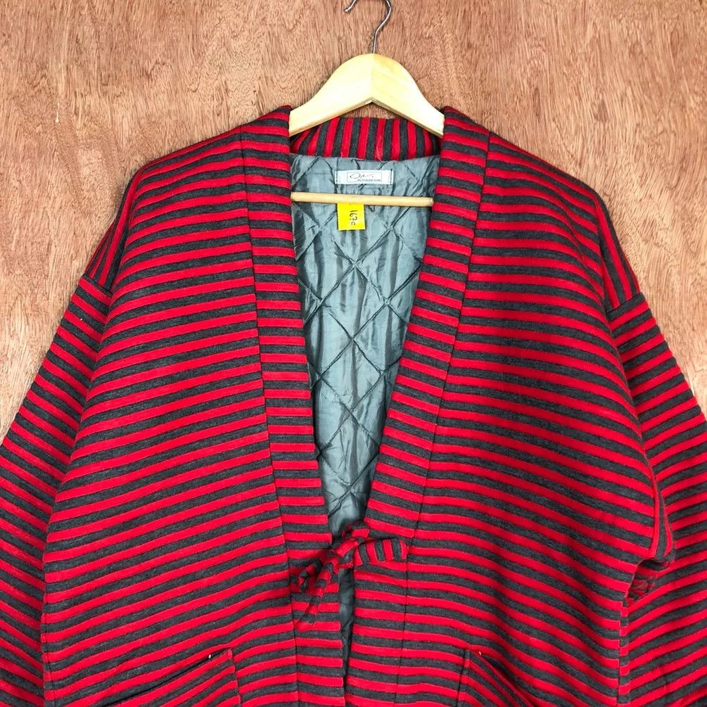 OVER THE STRiPES DL Dop Stripe Red cardigan sweater japan like cobain #1675 Size US S / EU 44-46 / 1 - 13 Thumbnail