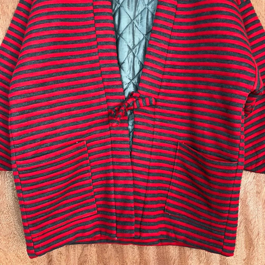 OVER THE STRiPES DL Dop Stripe Red cardigan sweater japan like cobain #1675 Size US S / EU 44-46 / 1 - 8 Thumbnail