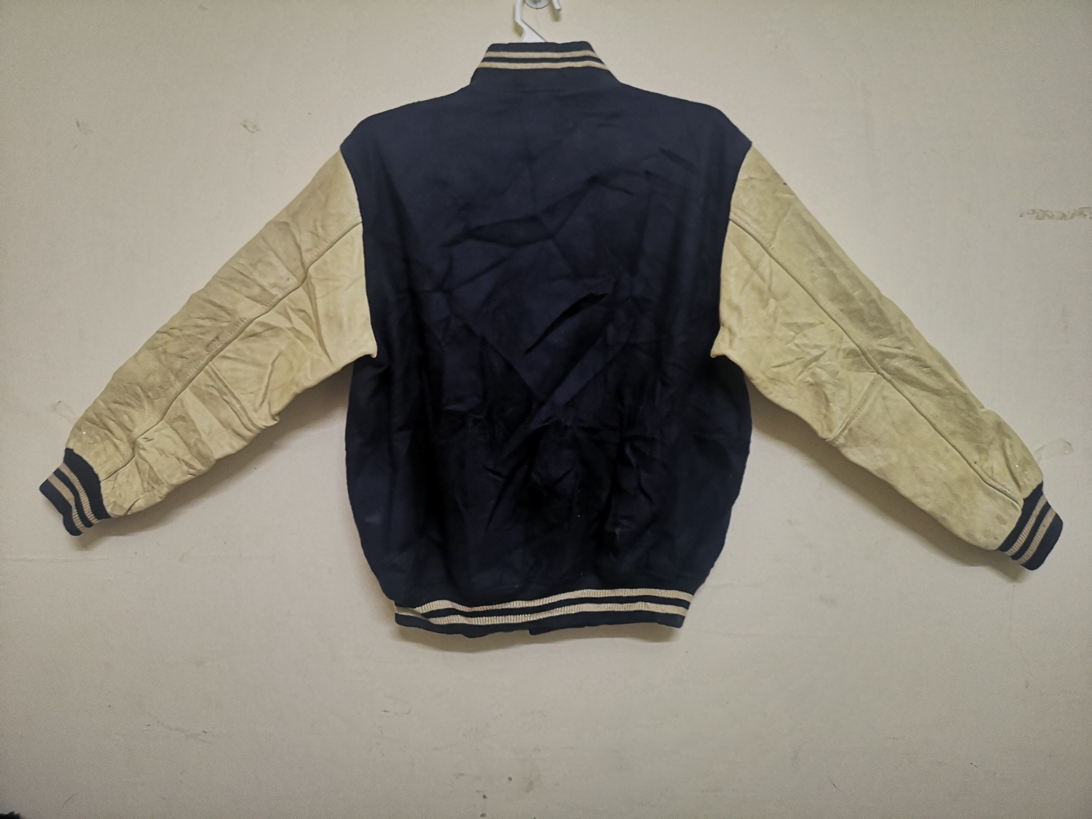 Vintage Vintage Botani Varsity wool/sleeve Leather Size US L / EU 52-54 / 3 - 2 Thumbnail
