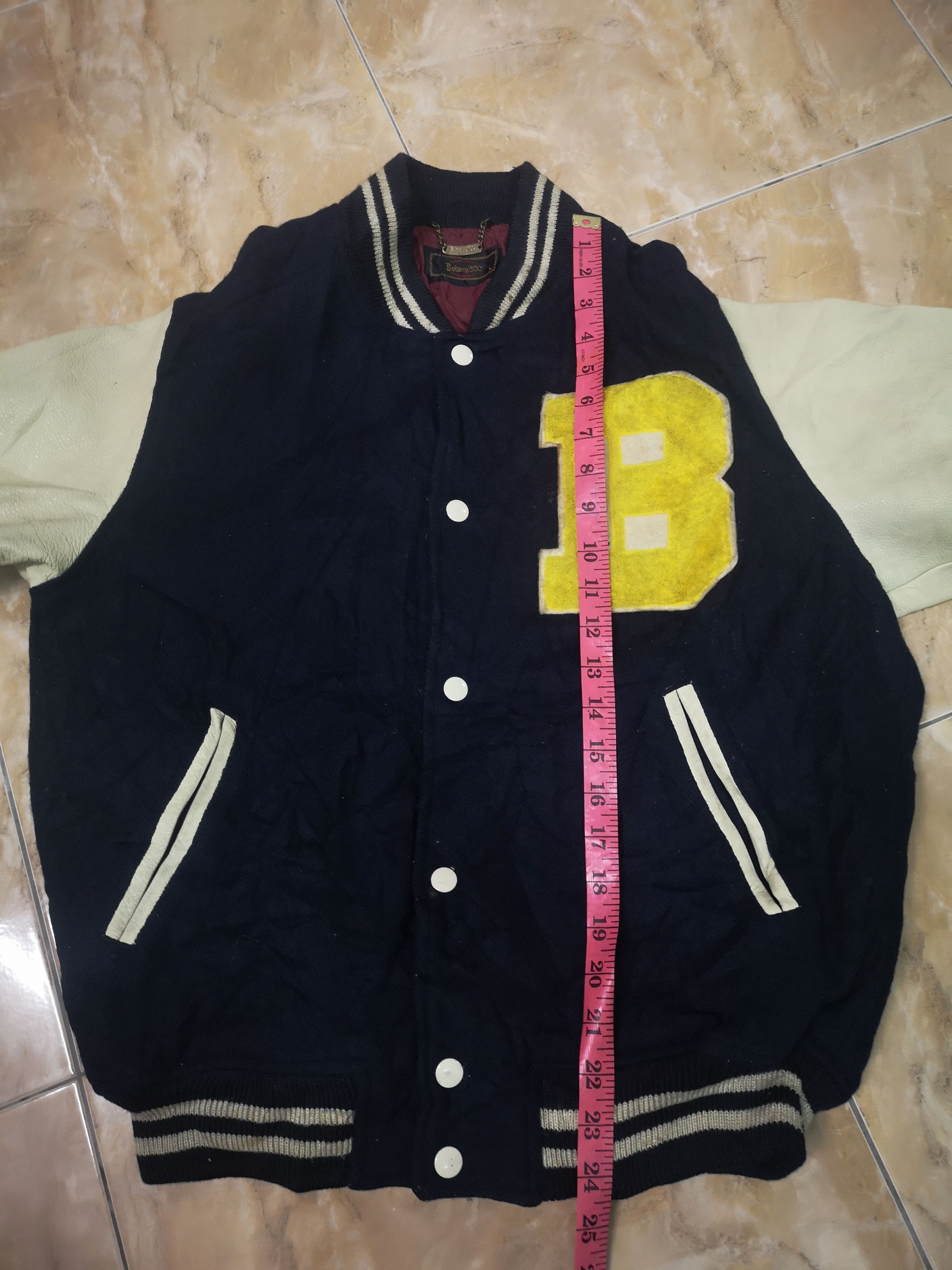 Vintage Vintage Botani Varsity wool/sleeve Leather Size US L / EU 52-54 / 3 - 18 Thumbnail