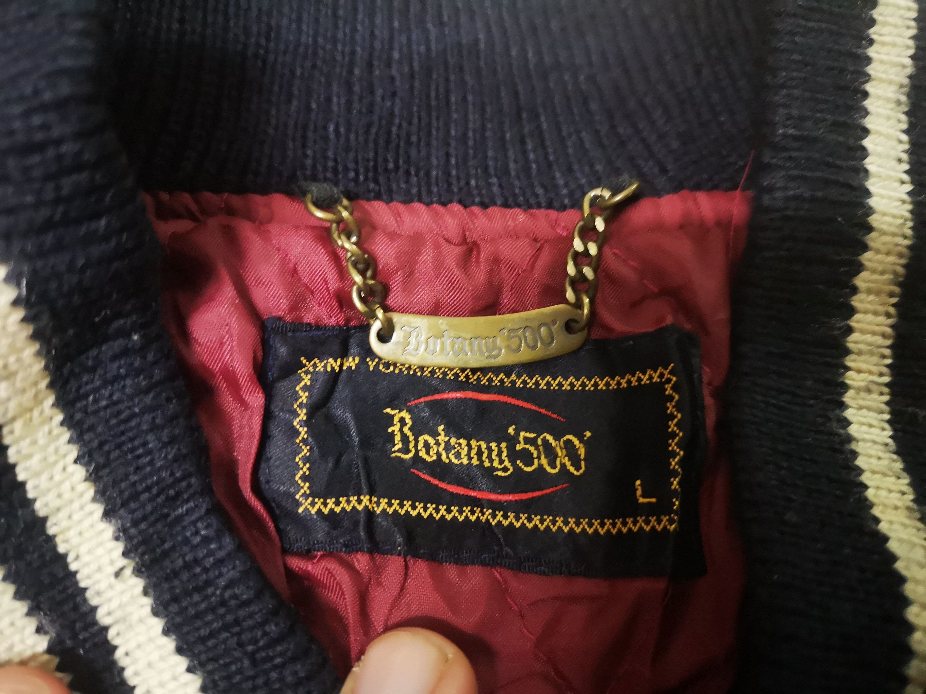 Vintage Vintage Botani Varsity wool/sleeve Leather Size US L / EU 52-54 / 3 - 17 Thumbnail