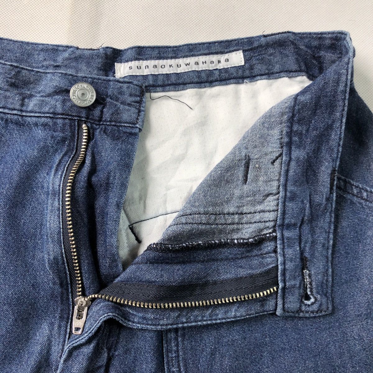 Issey Miyake Sunao Kuwahara by Issey Miyake USN Military Designer Jeans Size 30" / US 8 / IT 44 - 7 Thumbnail