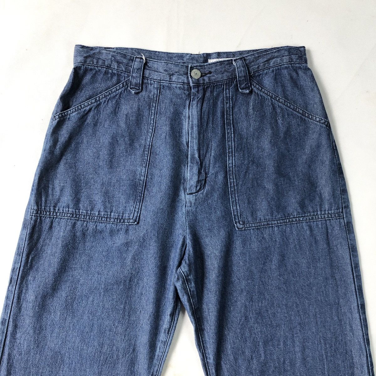Issey Miyake Sunao Kuwahara by Issey Miyake USN Military Designer Jeans Size 30" / US 8 / IT 44 - 3 Thumbnail