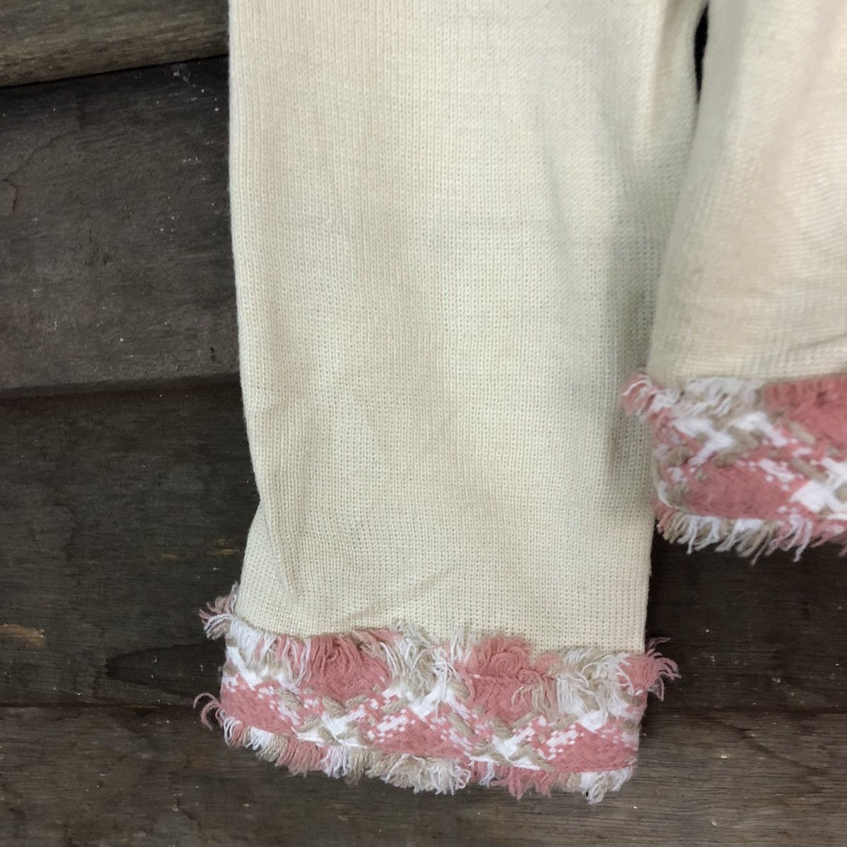 Homespun Knitwear DLL Givors Vream Shaggy Knitwear cardigan japan #c682 Size S / US 4 / IT 40 - 6 Thumbnail