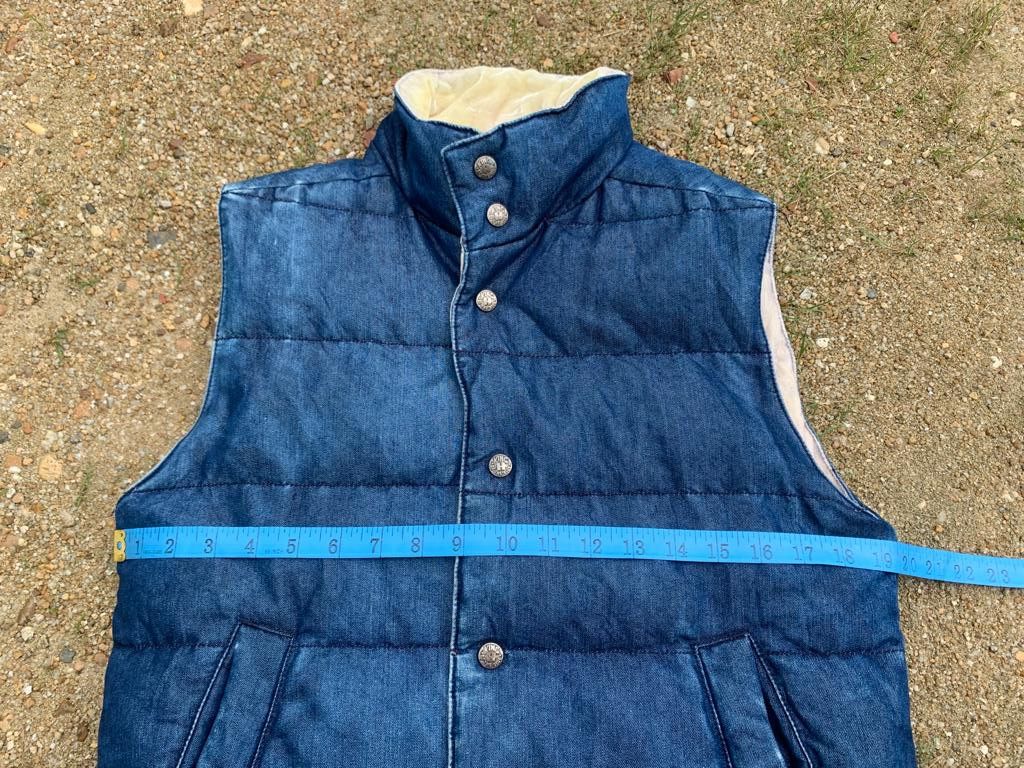 Blue Blue Japan × Japanese Brand × Vintage Blue/Blue Button Vest Size US M / EU 48-50 / 2 - 11 Thumbnail