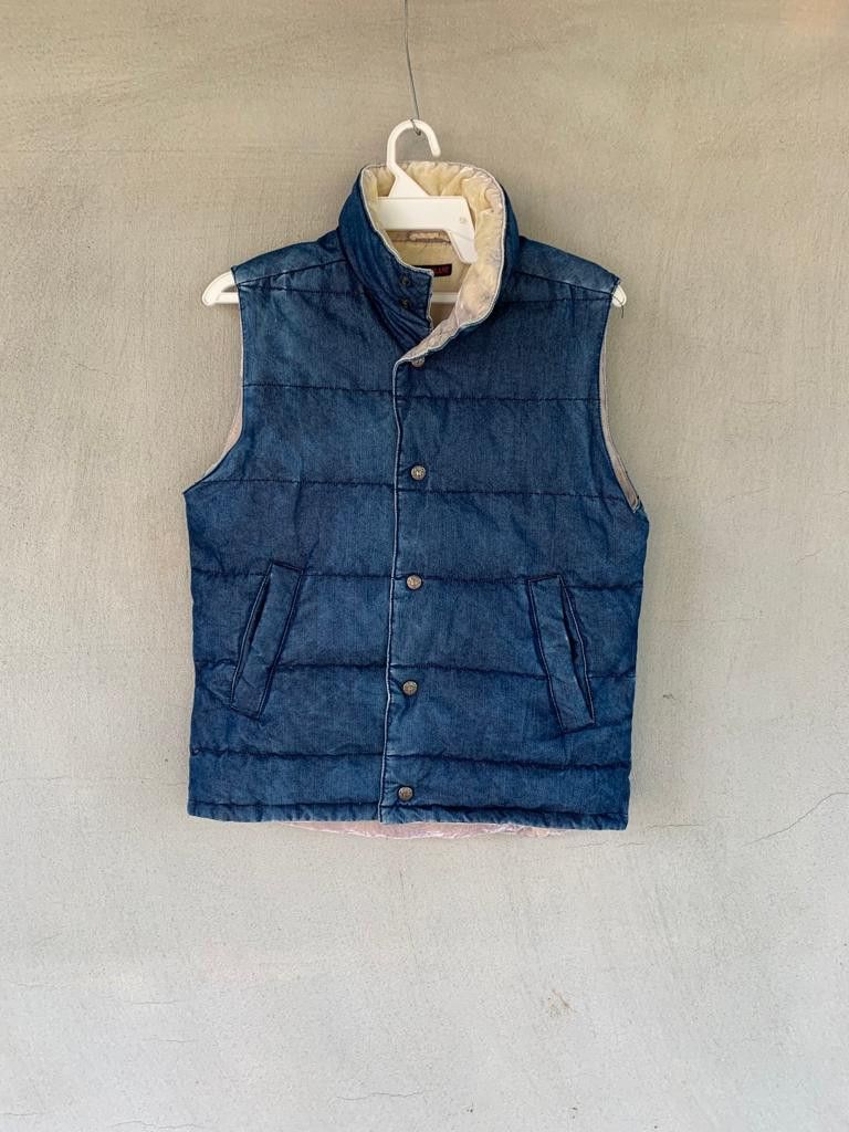 Blue Blue Japan × Japanese Brand × Vintage Blue/Blue Button Vest Size US M / EU 48-50 / 2 - 1 Thumbnail