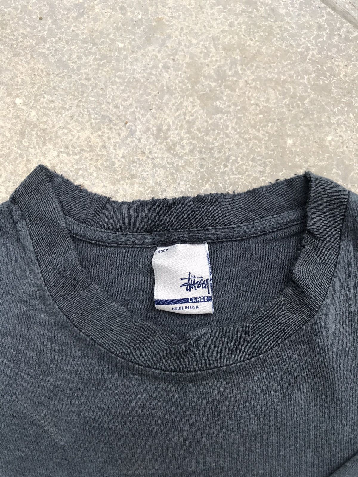 Stussy VINTAGE DISTRESSED 90’S STUSSY STITCHING PRINTED DESIGN Size US L / EU 52-54 / 3 - 5 Thumbnail